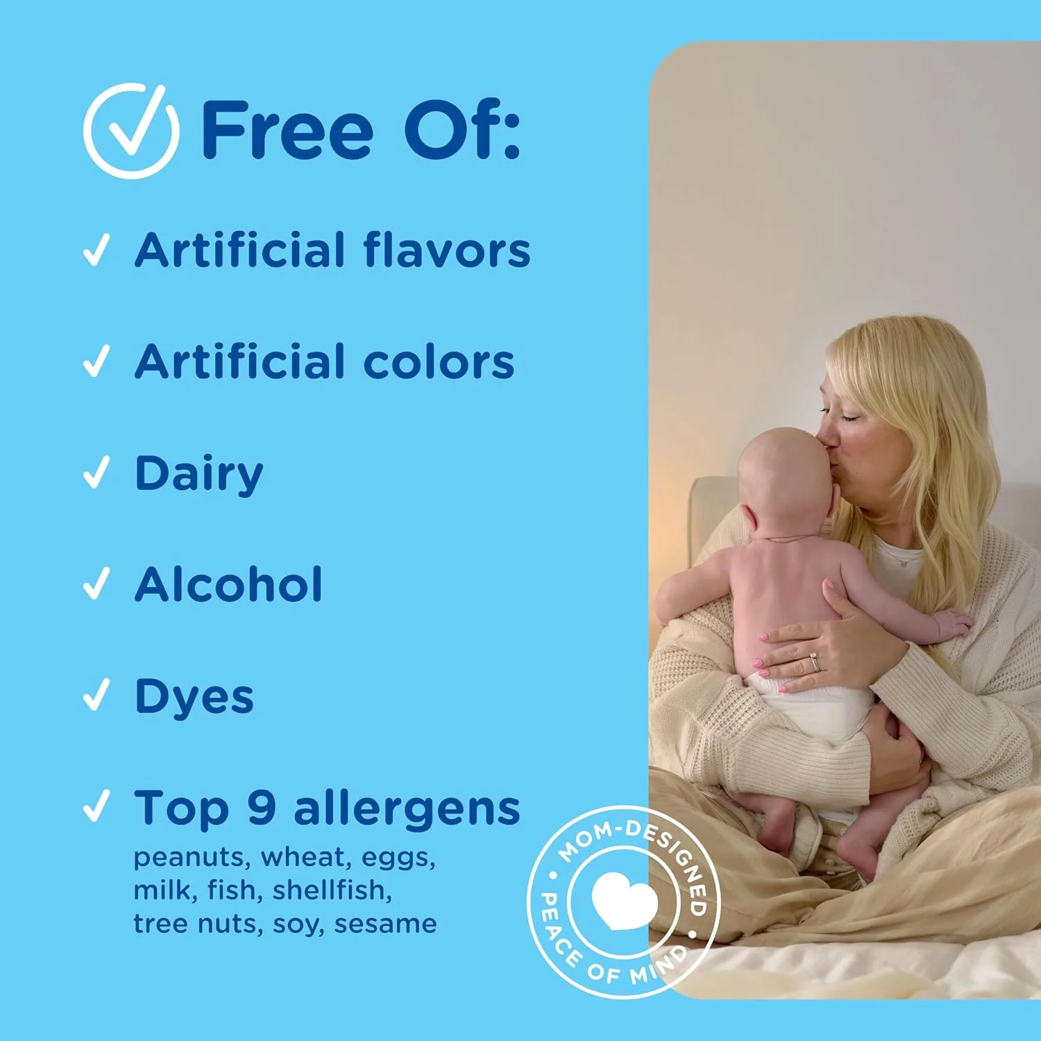Mommy's Bliss Baby Multivitamin + Iron, Daily Essential Vitamins for Immune Support, Healthy Growth & Bone Development*, Age 2 Months+, 30 ml, Liquid