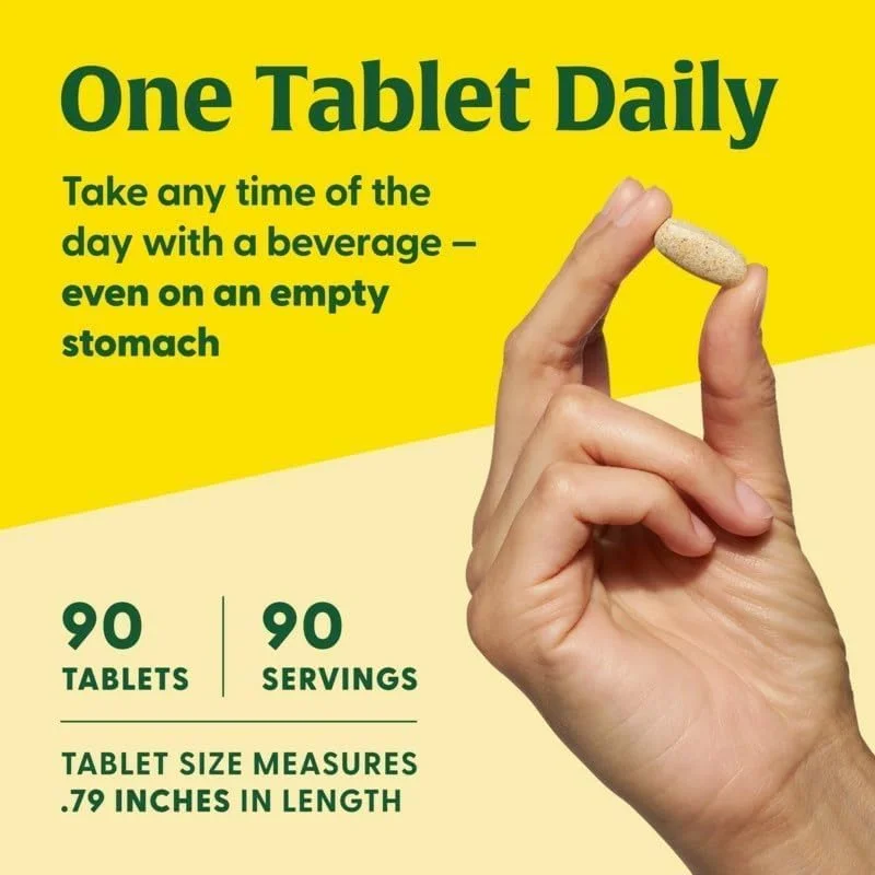 MegaFood Men's One Daily - Multivitamin for Men with Zinc, Selenium, Vitamin B12, Vitamin B6, Vitamin D & Real Food - Immune Support Supplement - Muscle and Bone Health - Vegetarian - 90 Tabs MegaFood Men's One Daily - Multivitamin for Men with Zinc, Selenium, Vitamin B12, Vitamin B6, Vitamin D & Real Food - Immune Support Supplement - Muscle and Bone Health - Vegetarian - 90 Tabs
