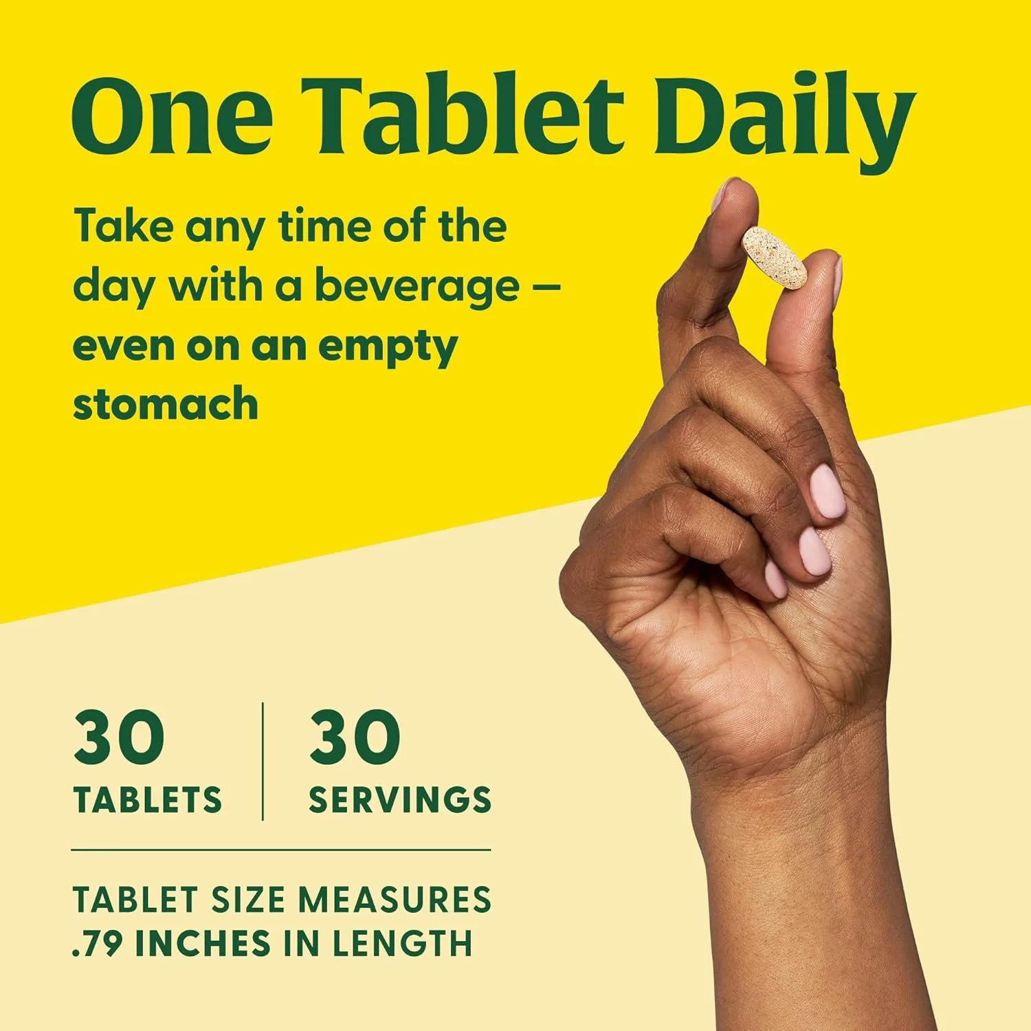 مولتی ویتامین روزانه مگا فود - مولتی ویتامین برای زنان و مردان - با غذای واقعی - مکمل حمایت از سیستم ایمنی - ویتامین C و ویتامین B - سلامت استخوان - متابولیسم انرژی - گیاهی، غیر GMO (30 قرص)