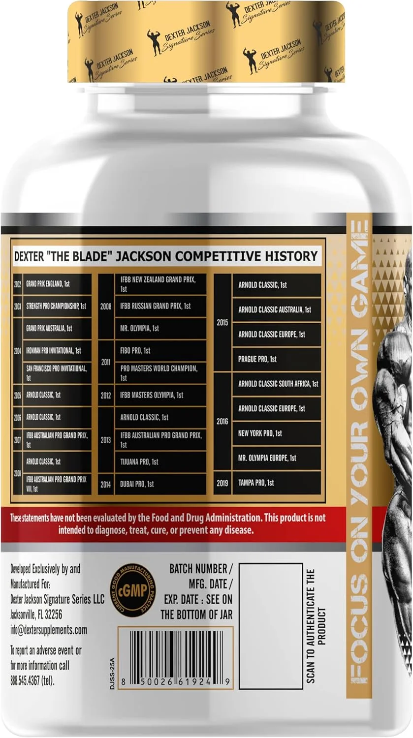 Dexter Jackson Signature Series Gold Multivitamin | Advanced Daily Formula | 865mg | 100 Serving