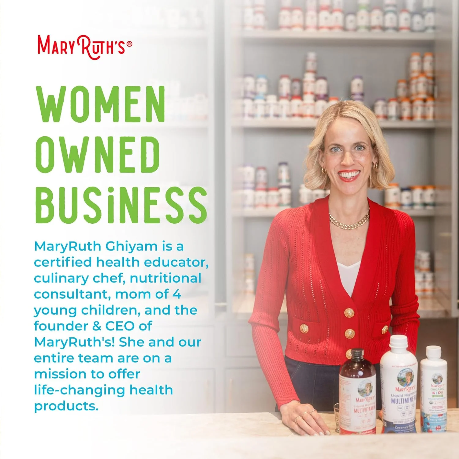 مولتی ویتامین ارگانیک کودکان MaryRuth Organics USDA | مولتی ویتامین بدون شکر کودکان | ویتامین های مایع برای کودکان | مکمل تقویت سیستم ایمنی | سلامت شناختی و تندرستی کلی | وگان | 14 بسته 0.5 Fl Oz