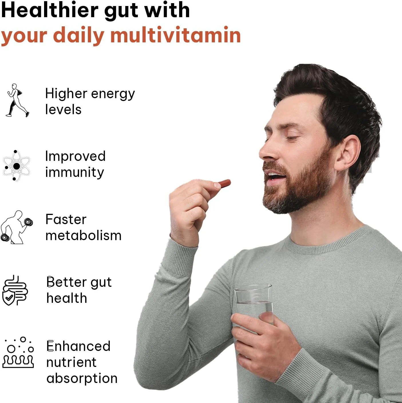 هلث کارت اچ کی ویتالز مولتی ویتامین به همراه پروبیوتیک، 60 قرص و روغن ماهی (1000 میلی گرم امگا 3 با 180 میلی گرم EPA و 120 میلی گرم DHA)، بسته 60 کپسولی هلث کارت اچ کی ویتالز مولتی ویتامین به همراه پروبیوتیک، 60 قرص و روغن ماهی (1000 میلی گرم امگا 3 با 180 میلی گرم EPA و 120 میلی گرم DHA)، بسته 60 کپسولی
