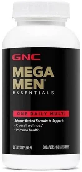 مولتی ویتامین روزانه GNC Mega 1 برای مردان حاوی 19 ویتامین و مواد معدنی (60 عدد)