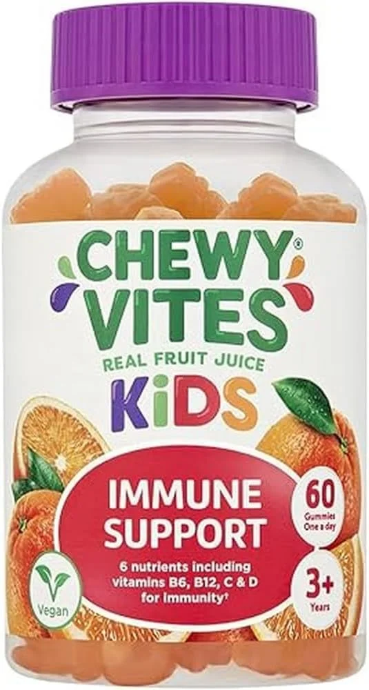 قرص جویدنی کودکان Chewy Vites برای تقویت سیستم ایمنی، 60 عدد قرص جویدنی کودکان Chewy Vites برای تقویت سیستم ایمنی، 60 عدد