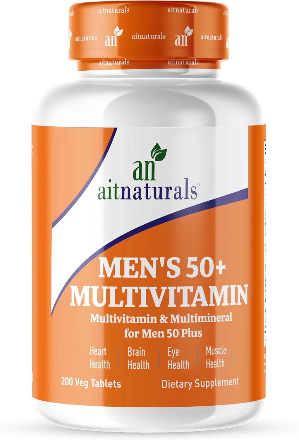 مولتی ویتامین مردانه بالای 50 سال Aitnaturals (200 قرص) | مولتی مینرال با ویتامین A، C، D، B6، B12 E، K و زینک، منیزیم برای بزرگسالان مسن تر | پشتیبانی از حافظه و شناخت، قلب، چشم، عضله و سلامت سیستم ایمنی مولتی ویتامین مردانه بالای 50 سال Aitnaturals (200 قرص) | مولتی مینرال با ویتامین A، C، D، B6، B12 E، K و زینک، منیزیم برای بزرگسالان مسن تر | پشتیبانی از حافظه و شناخت، قلب، چشم، عضله و سلامت سیستم ایمنی
