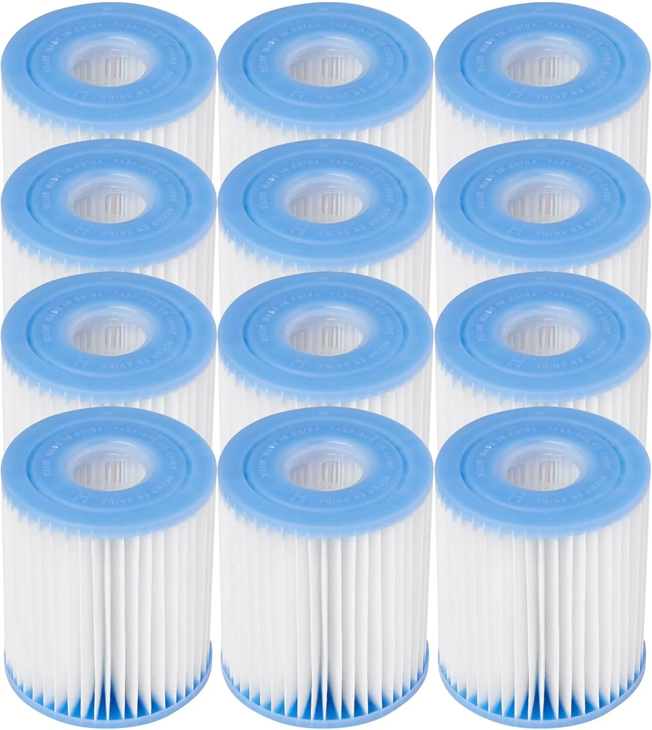 Intex FBA_29003E Type A or C Filter Cartridge for Pools, Three Pack, 3-Pack, Brown/A