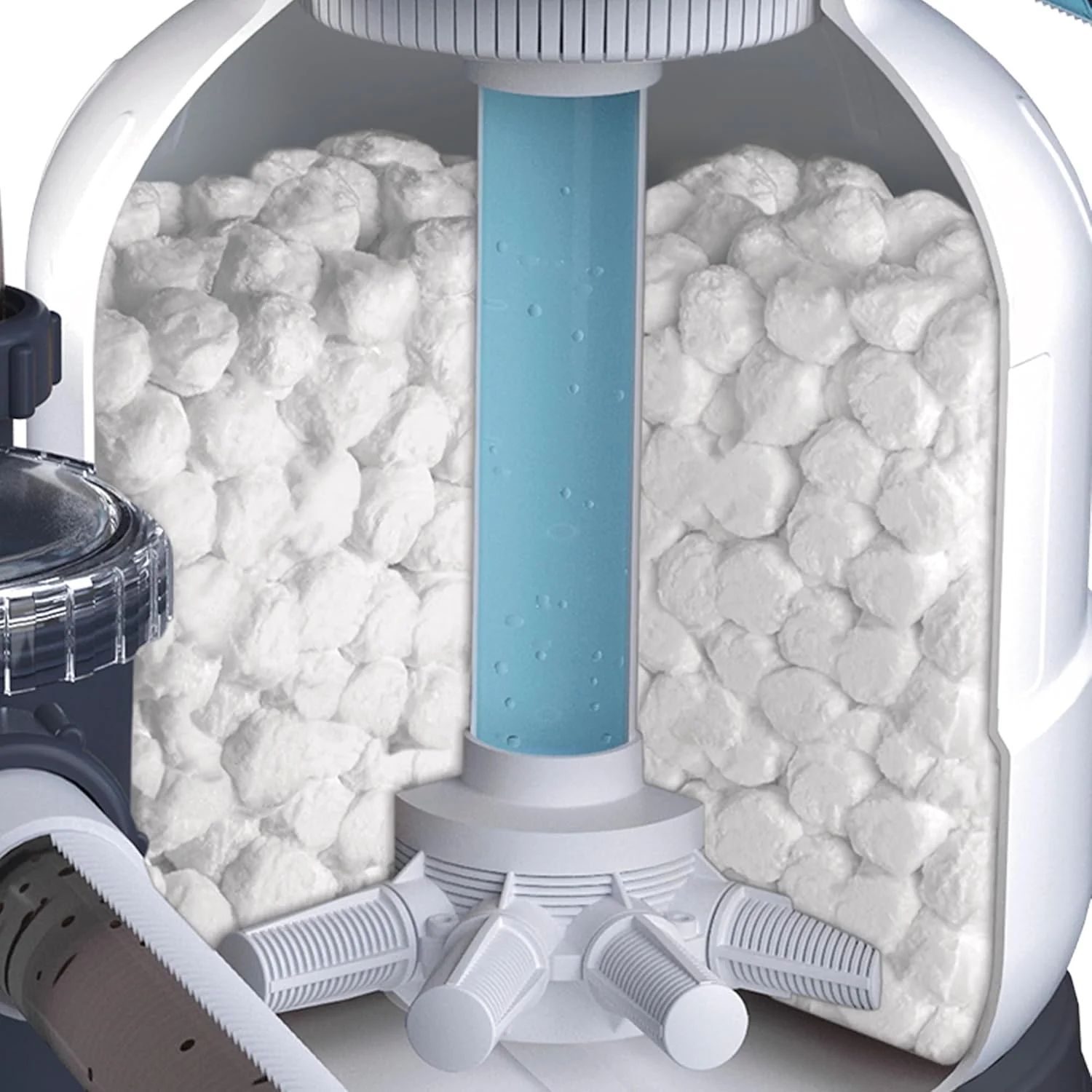 مدیا فیلتراسیون توپ فیبر اینتکس، 500 گرم در هر کیسه (29045) مدیا فیلتراسیون توپ فیبر اینتکس، 500 گرم در هر کیسه (29045)