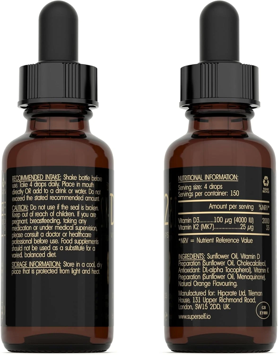 قطره های ویتامین D - مایع ویتامین D3 K2 برای بزرگسالان و کودکان - حمایت از ایمنی، استخوان ها و عضلات - ویتامین D گیاهی با قدرت بالا 4000IU و ویتامین K2 25mcg - مکمل روغن با جذب سریع - پرتقال طبیعی قطره های ویتامین D - مایع ویتامین D3 K2 برای بزرگسالان و کودکان - حمایت از ایمنی، استخوان ها و عضلات - ویتامین D گیاهی با قدرت بالا 4000IU و ویتامین K2 25mcg - مکمل روغن با جذب سریع - پرتقال طبیعی