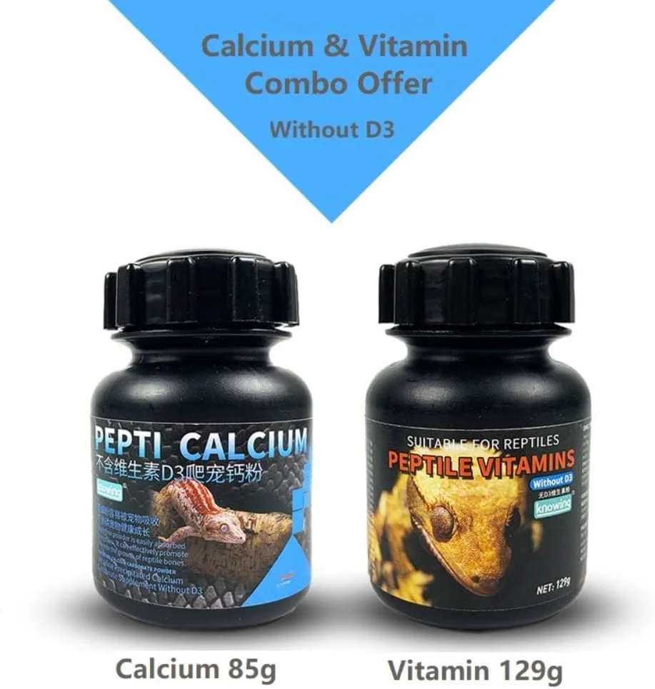 پودر کلسیم خزندگان 85 گرمی و ویتامین 129 گرمی بدون D3، پیشنهاد ویژه B&K پودر کلسیم خزندگان 85 گرمی و ویتامین 129 گرمی بدون D3، پیشنهاد ویژه B&K