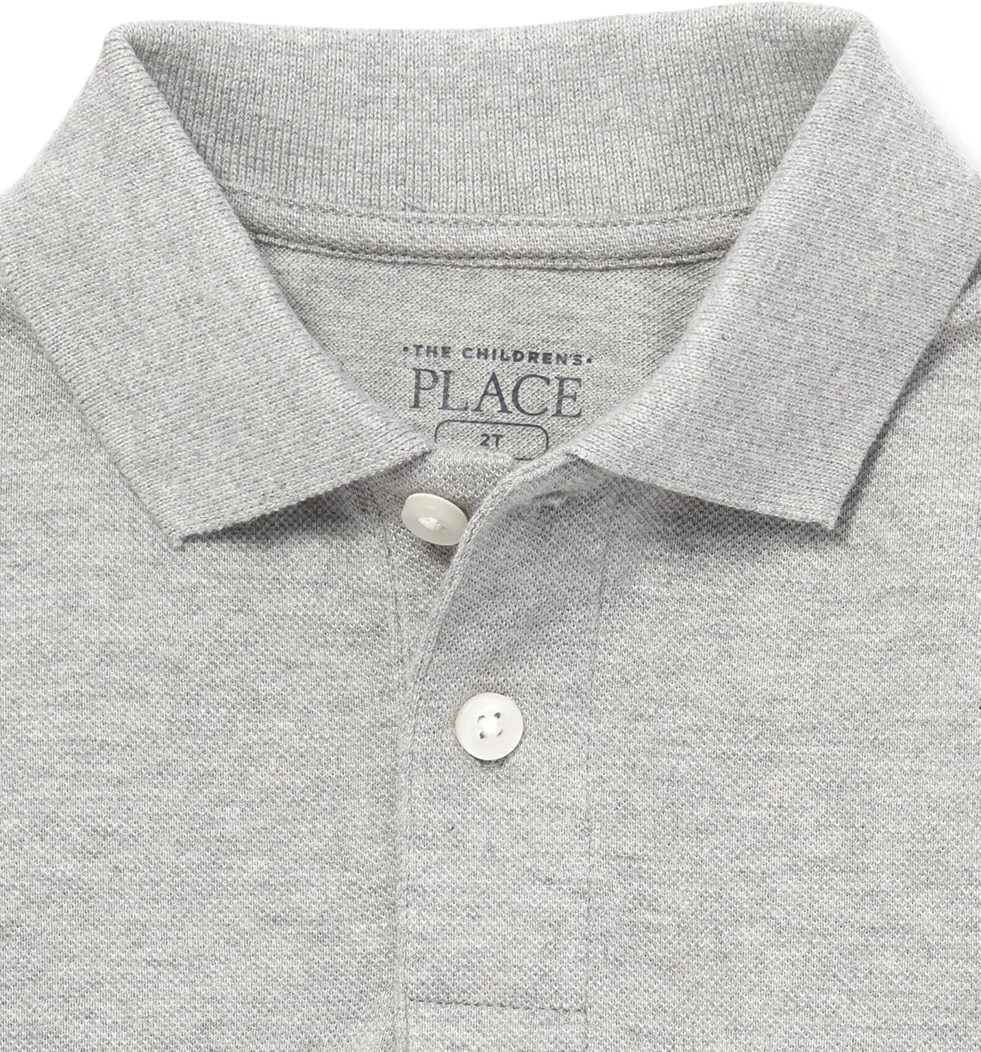 پولوشرت آستین بلند پیکه فرم مدرسه پسرانه The Children's Place