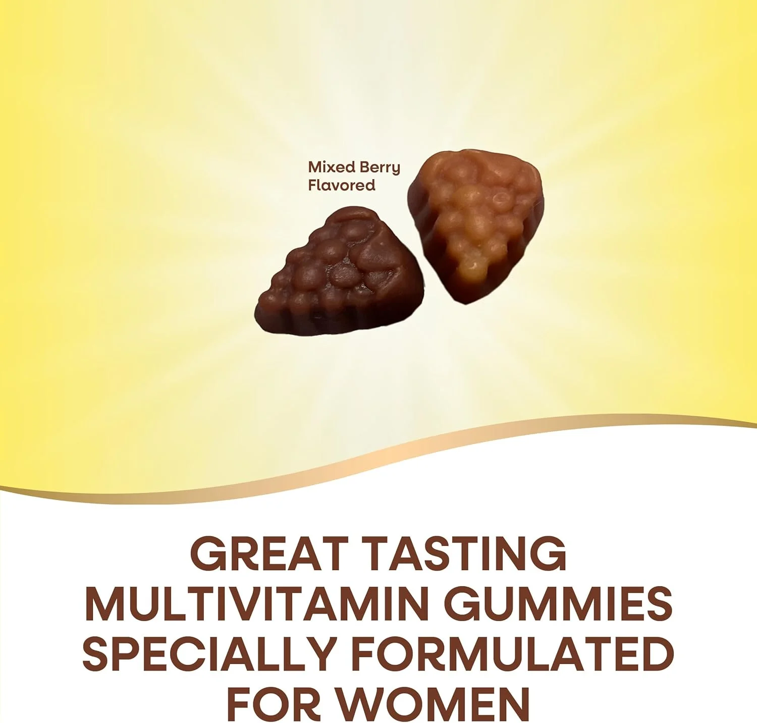 پاستیل مولتی ویتامین بانوان Nature's Way با طعم توت مخلوط و ویتامین های B، 130 عدد