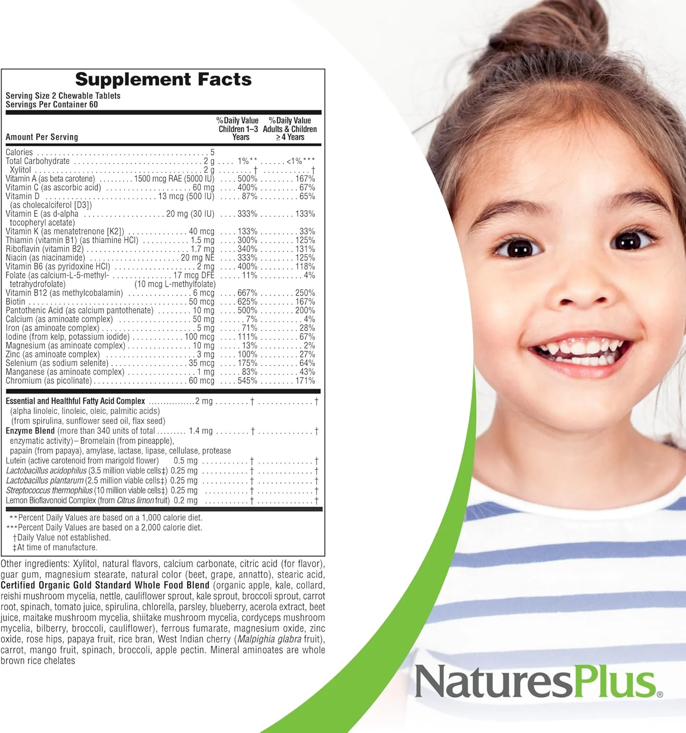 Nature's Plus Source of Life Animal Parade Gold مکمل مولتی ویتامین و مواد معدنی جویدنی کودکان، 120 عدد Nature's Plus Source of Life Animal Parade Gold مکمل مولتی ویتامین و مواد معدنی جویدنی کودکان، 120 عدد