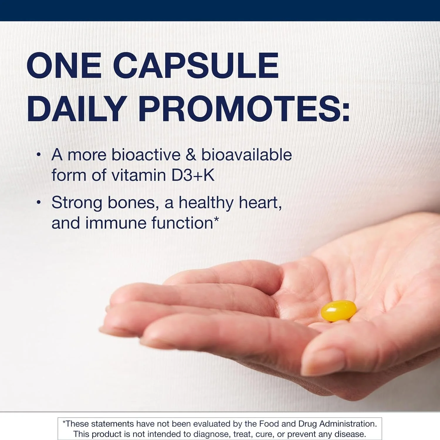 Metagenics Vitamin D3 + K - for Artery Health, Immune Support, Bone & Heart Health* - Vitamin D with MK-7 (Vitamin K2) - Non-GMO - Gluten-Free - 60 Softgels - 5,000 IU