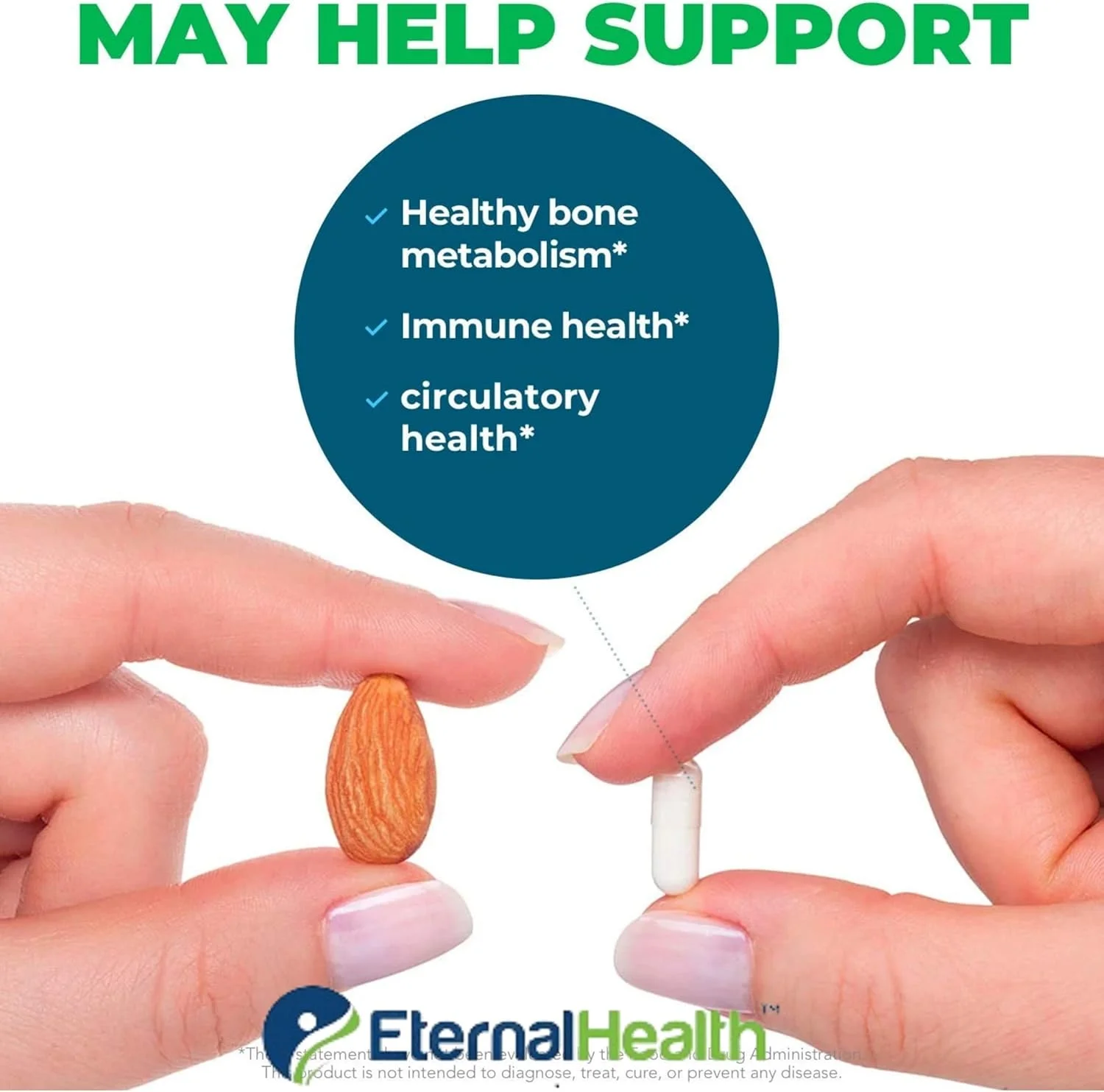 ویتامین D3 EternalHealth به همراه K2 به شکل MK-7 - کمپلکس ویتامین D و K - ویتامین D3 و K2 به شکل MK-7 - (120 کپسول گیاهی) ویتامین D3 EternalHealth به همراه K2 به شکل MK-7 - کمپلکس ویتامین D و K - ویتامین D3 و K2 به شکل MK-7 - (120 کپسول گیاهی)