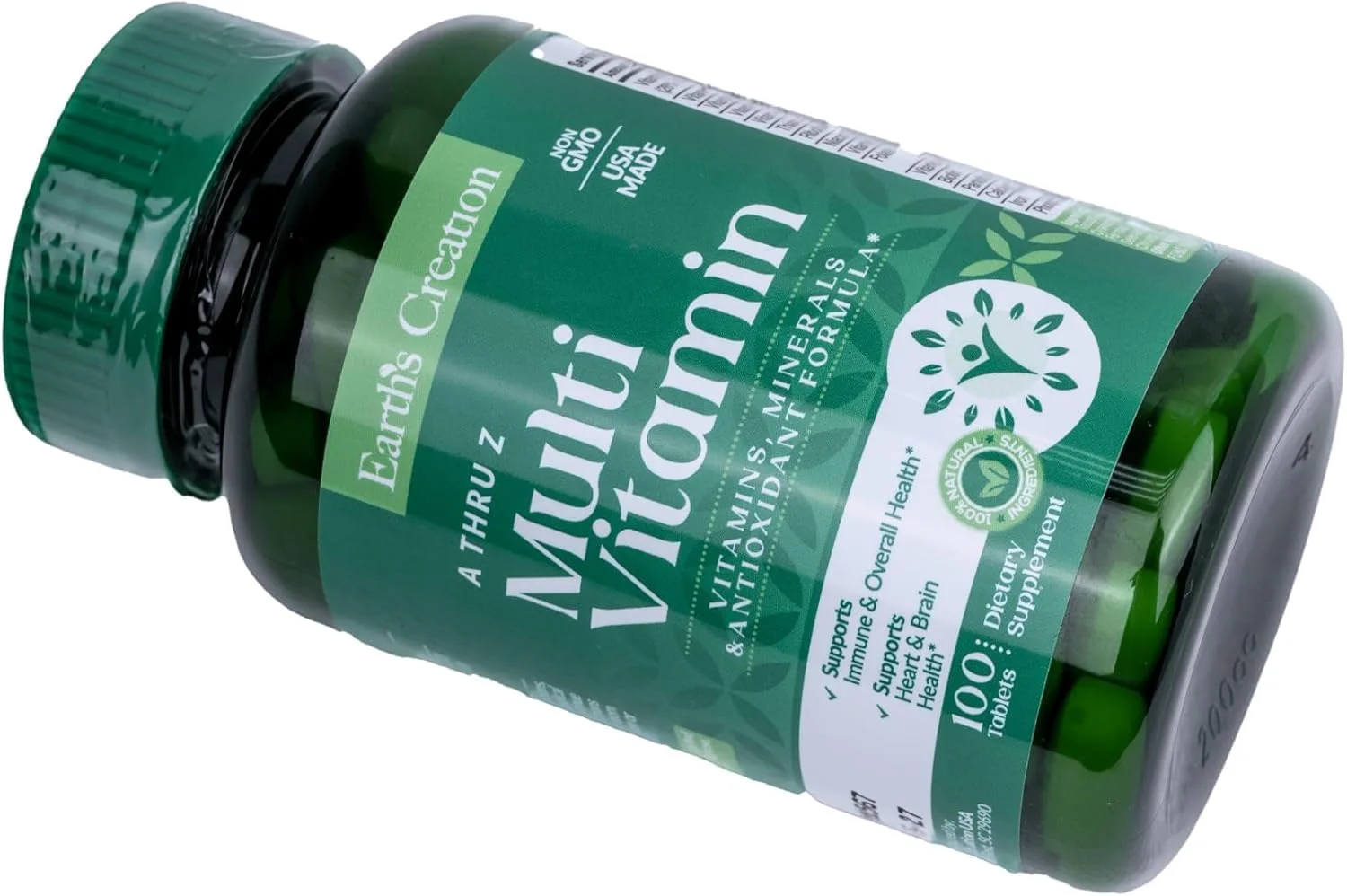 محصول Earth's Creation USA، مولتی ویتامین کامل A تا Z، مصرف روزانه، ویتامین ها، مواد معدنی، عناصر کمیاب، آنتی اکسیدان ها، لوتئین، 100 قرص، 100 سروینگ، سلامت کلی، پشتیبانی از مغز، چشم، سیستم ایمنی و انرژی محصول Earth's Creation USA، مولتی ویتامین کامل A تا Z، مصرف روزانه، ویتامین ها، مواد معدنی، عناصر کمیاب، آنتی اکسیدان ها، لوتئین، 100 قرص، 100 سروینگ، سلامت کلی، پشتیبانی از مغز، چشم، سیستم ایمنی و انرژی