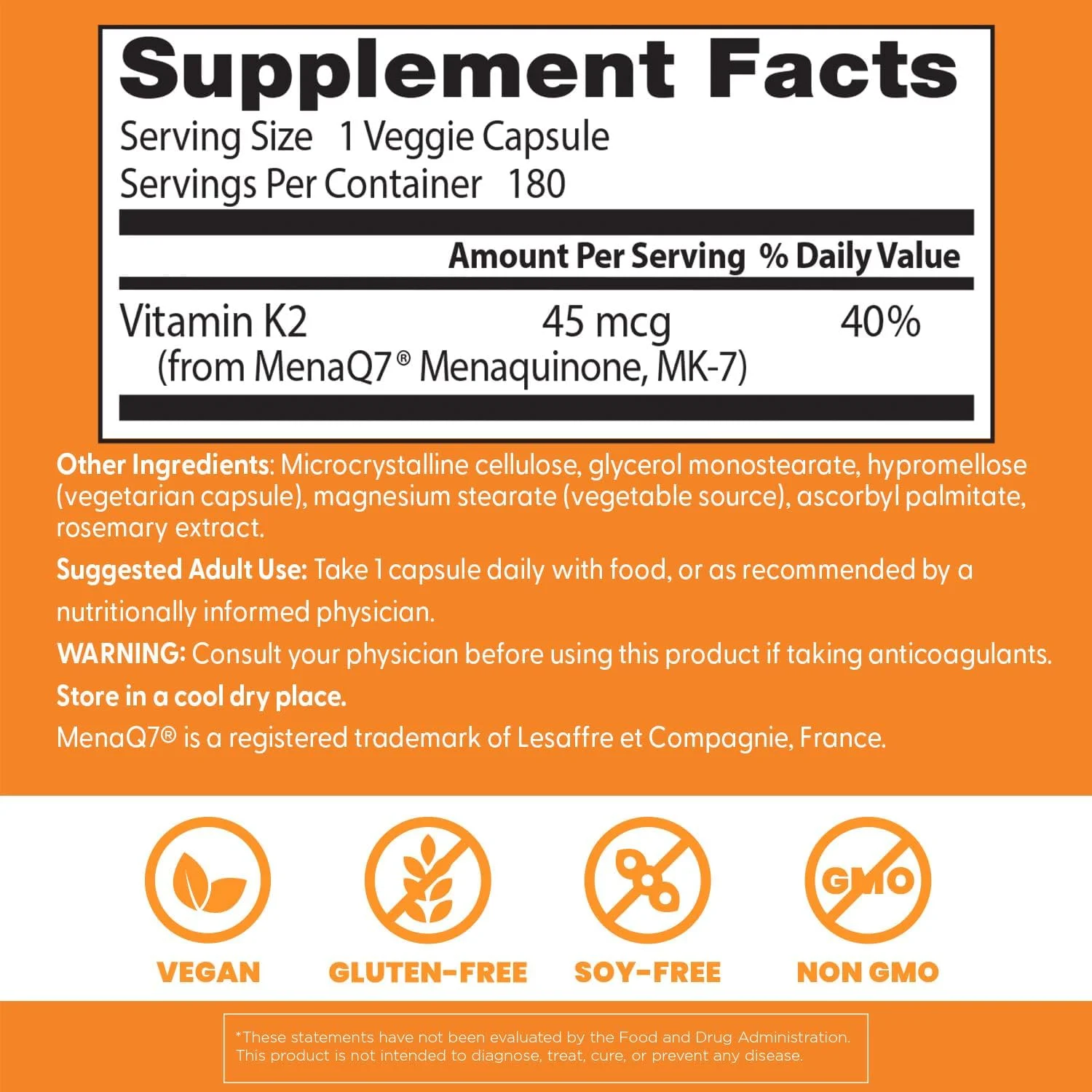 بهترین ویتامین K2 طبیعی دکتر، Mk-7، پشتیبانی از سلامت استخوان و کشش بافت نرم، 180 عدد بهترین ویتامین K2 طبیعی دکتر، Mk-7، پشتیبانی از سلامت استخوان و کشش بافت نرم، 180 عدد