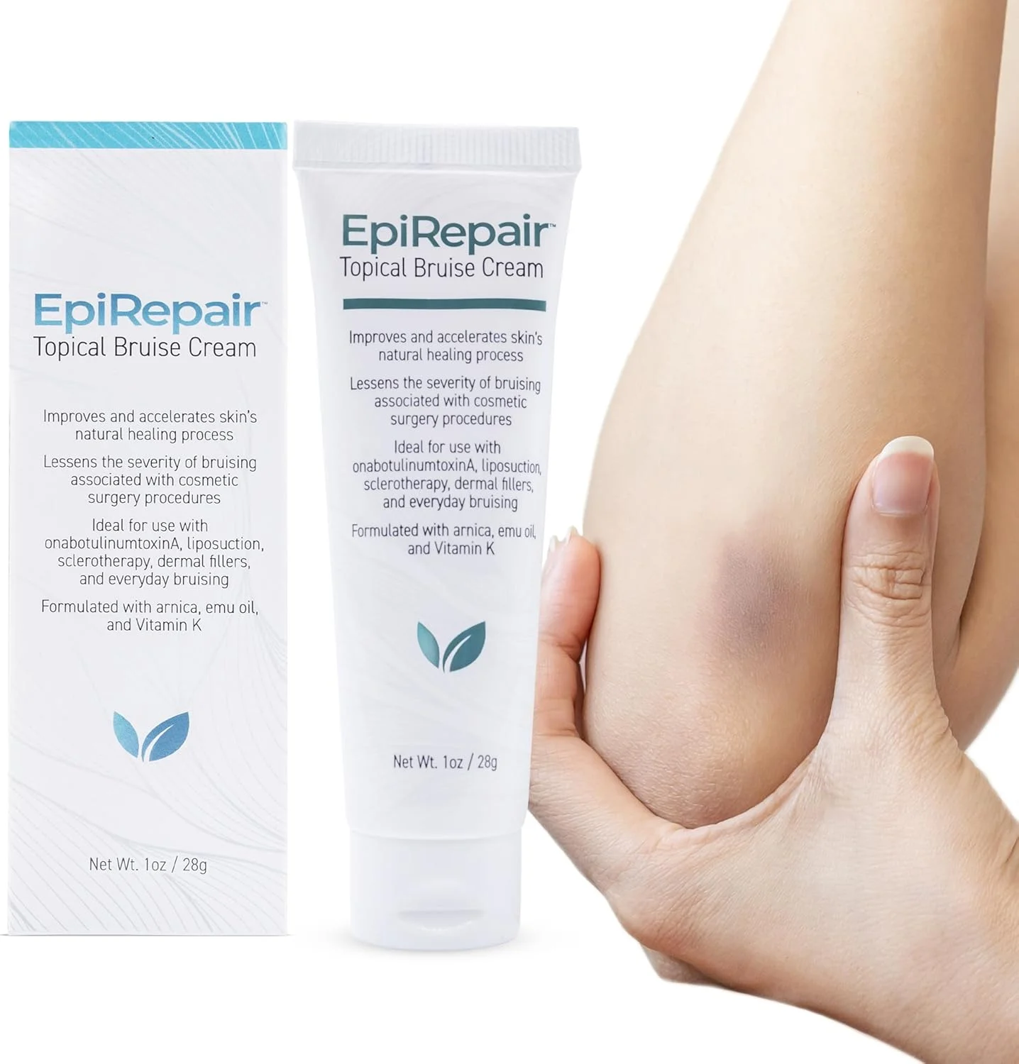 کرم کبودی ممتاز بایودرمیس EpiRepair - آرنیکا و ویتامین K برای جراحی زیبایی و استفاده روزمره - روغن شترمرغ، ویتامین E و عصاره چای سبز کرم کبودی ممتاز بایودرمیس EpiRepair - آرنیکا و ویتامین K برای جراحی زیبایی و استفاده روزمره - روغن شترمرغ، ویتامین E و عصاره چای سبز