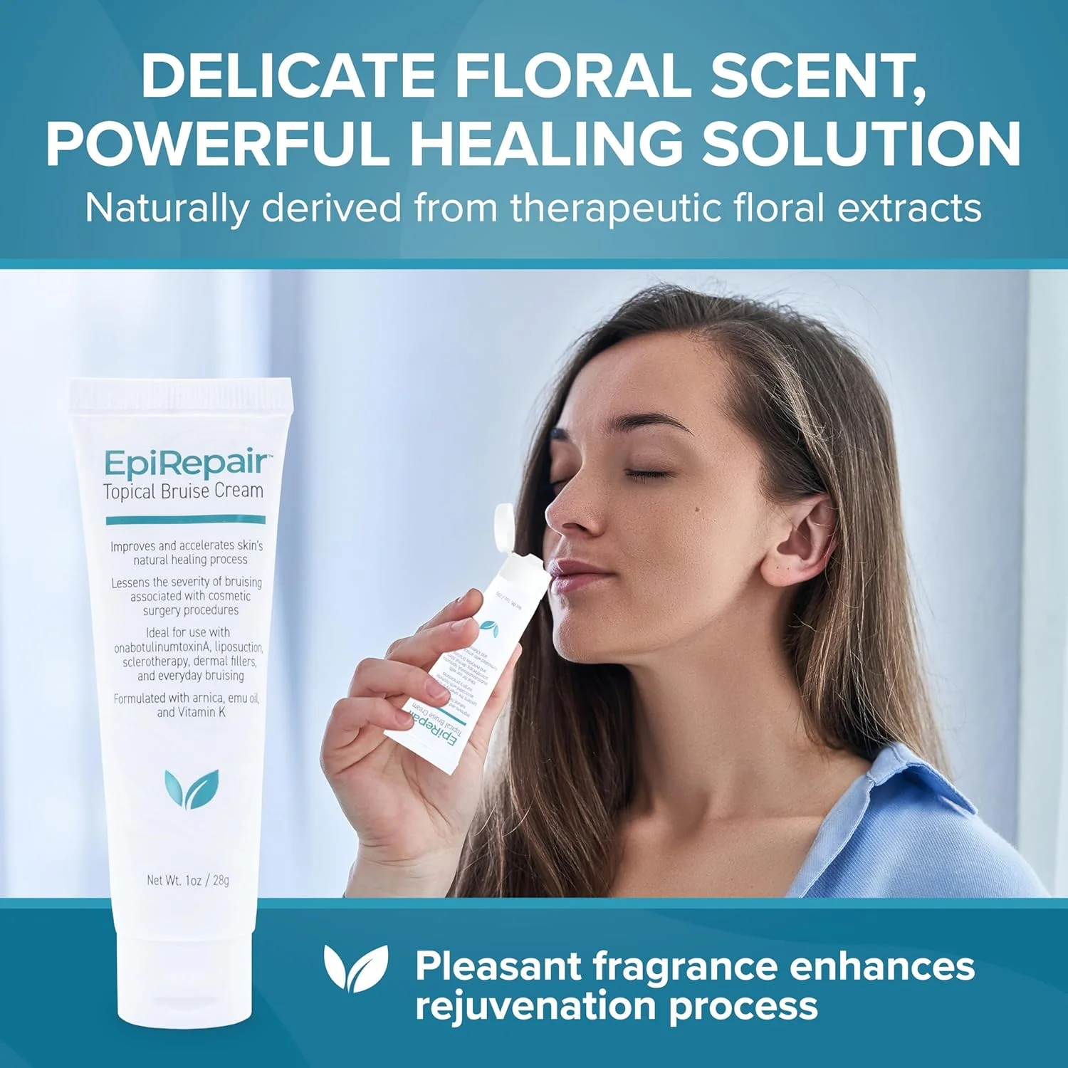 کرم کبودی ممتاز بایودرمیس اپی ریپیر - آرنیکا و ویتامین K برای جراحی زیبایی و استفاده روزمره - روغن شترمرغ، ویتامین E و عصاره چای سبز