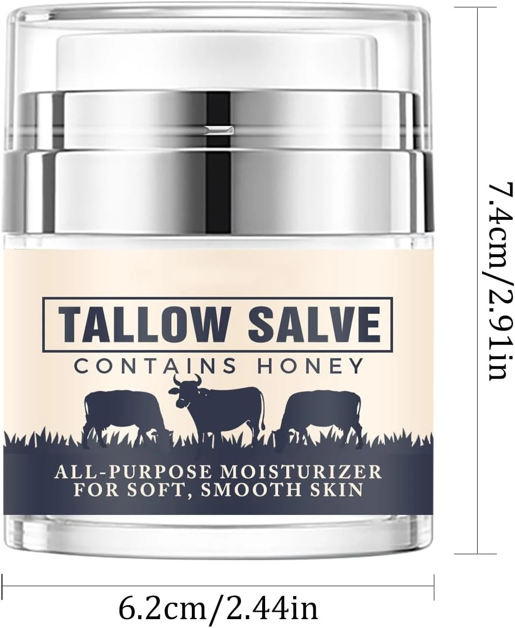 Azonee Moisturizing Face Cream, Organic Tallow and Honey Balm - Moisturizing & Renewing Body Cream, with Infused Olive Oil and Vitamins A, K, D, E for Skin Care (1.8 oz) Azonee Moisturizing Face Cream, Organic Tallow and Honey Balm - Moisturizing & Renewing Body Cream, with Infused Olive Oil and Vitamins A, K, D, E for Skin Care (1.8 oz)