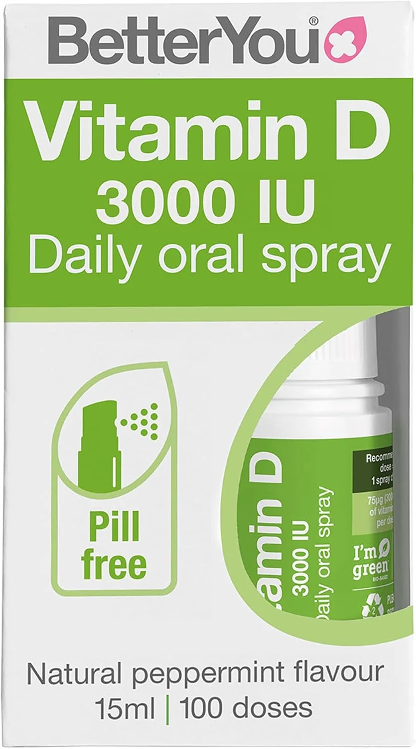 اسپری ویتامین D3 بتر یو Dlux 3000 IU