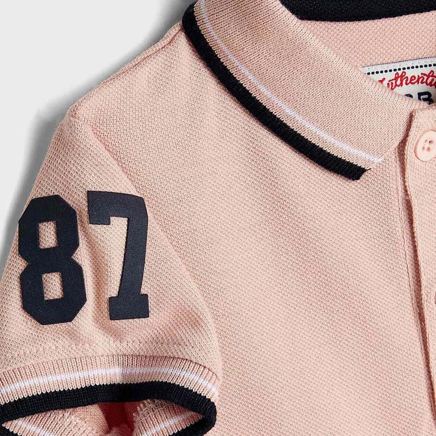 تی شرت پولو پسرانه R&B Boys مدل 325-0145IB165-6 با حاشیه های متضاد و آستین کوتاه تی شرت پولو پسرانه R&B Boys مدل 325-0145IB165-6 با حاشیه های متضاد و آستین کوتاه