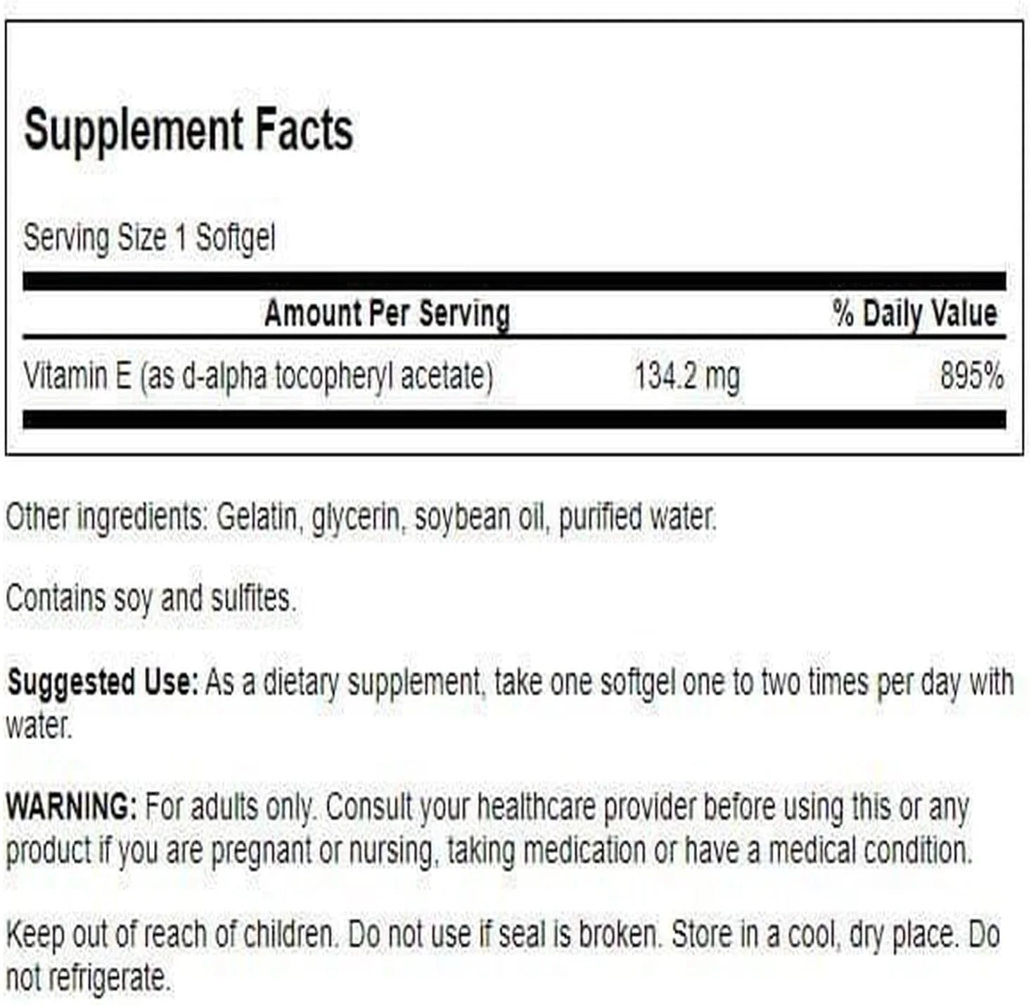 سوانسون ویتامین ای طبیعی 200 واحد بین المللی (134.2 میلی گرم) 250 سافت ژل سوانسون ویتامین ای طبیعی 200 واحد بین المللی (134.2 میلی گرم) 250 سافت ژل