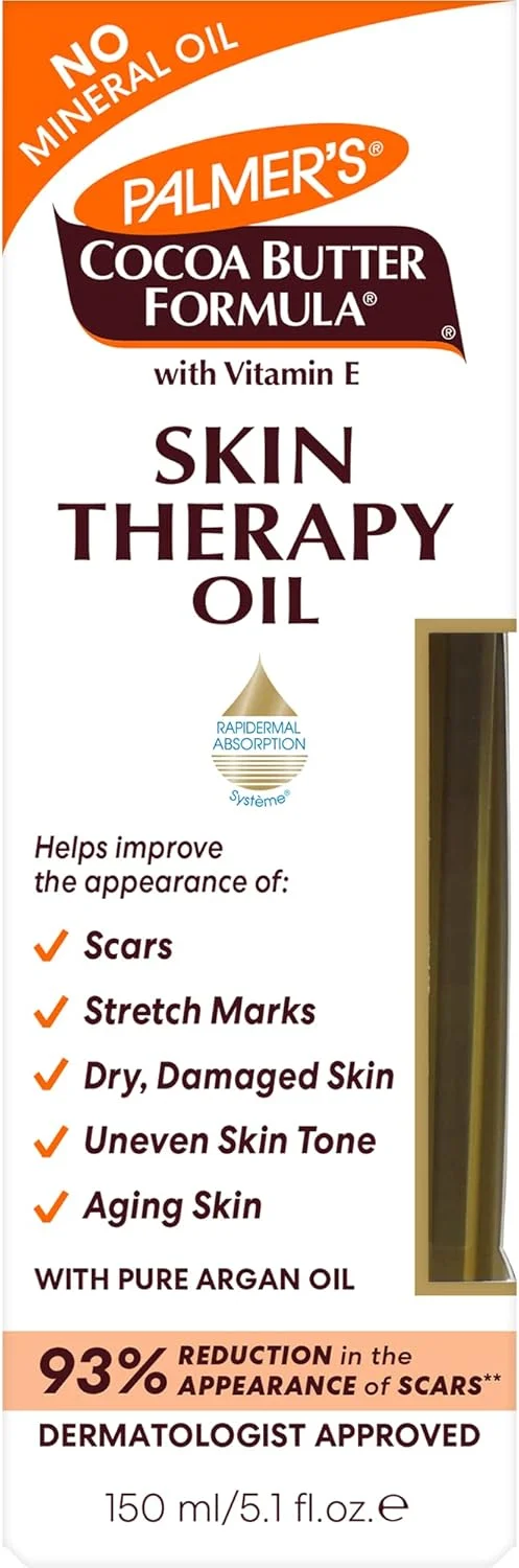 روغن بدن مرطوب کننده حاوی فرمول کره کاکائو پالمرز، روغن آرگان خالص و ویتامین E، مرطوب کننده عمیق بدن برای پوست های خشک، آسیب دیده، جای زخم یا ترک های پوستی، 150 میلی لیتر روغن بدن مرطوب کننده حاوی فرمول کره کاکائو پالمرز، روغن آرگان خالص و ویتامین E، مرطوب کننده عمیق بدن برای پوست های خشک، آسیب دیده، جای زخم یا ترک های پوستی، 150 میلی لیتر