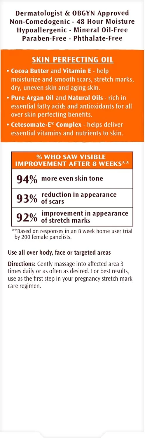 روغن بدن مرطوب کننده حاوی فرمول کره کاکائو پالمرز، روغن آرگان خالص و ویتامین E، مرطوب کننده عمیق بدن برای پوست های خشک، آسیب دیده، جای زخم یا ترک های پوستی، 150 میلی لیتر روغن بدن مرطوب کننده حاوی فرمول کره کاکائو پالمرز، روغن آرگان خالص و ویتامین E، مرطوب کننده عمیق بدن برای پوست های خشک، آسیب دیده، جای زخم یا ترک های پوستی، 150 میلی لیتر