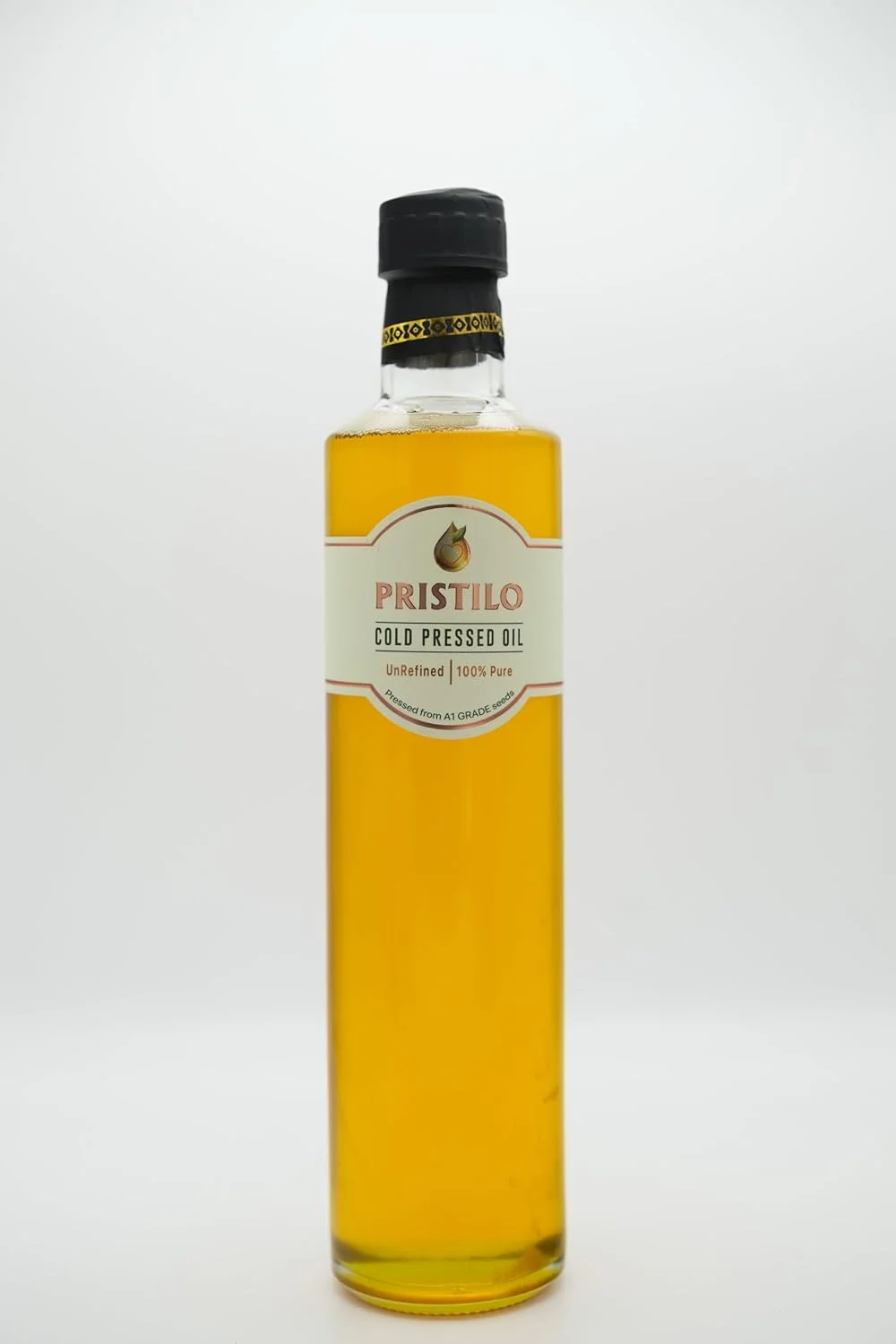 روغن بادام پریستیلو - پرس سرد، 100% خالص و تصفیه نشده 500 میلی لیتر - برای پوست، مو و پخت و پز - بادام درجه A1 - غنی از ویتامین E