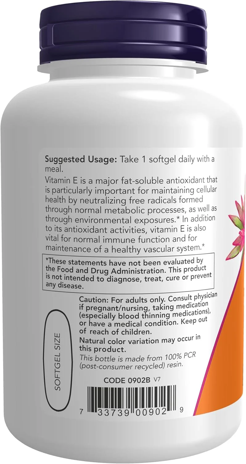 مکمل های ناو، ویتامین ای 1000 واحد بین المللی توکوفرول های مخلوط، محافظت آنتی اکسیدانی*، 100 سافت ژل مکمل های ناو، ویتامین ای 1000 واحد بین المللی توکوفرول های مخلوط، محافظت آنتی اکسیدانی*، 100 سافت ژل