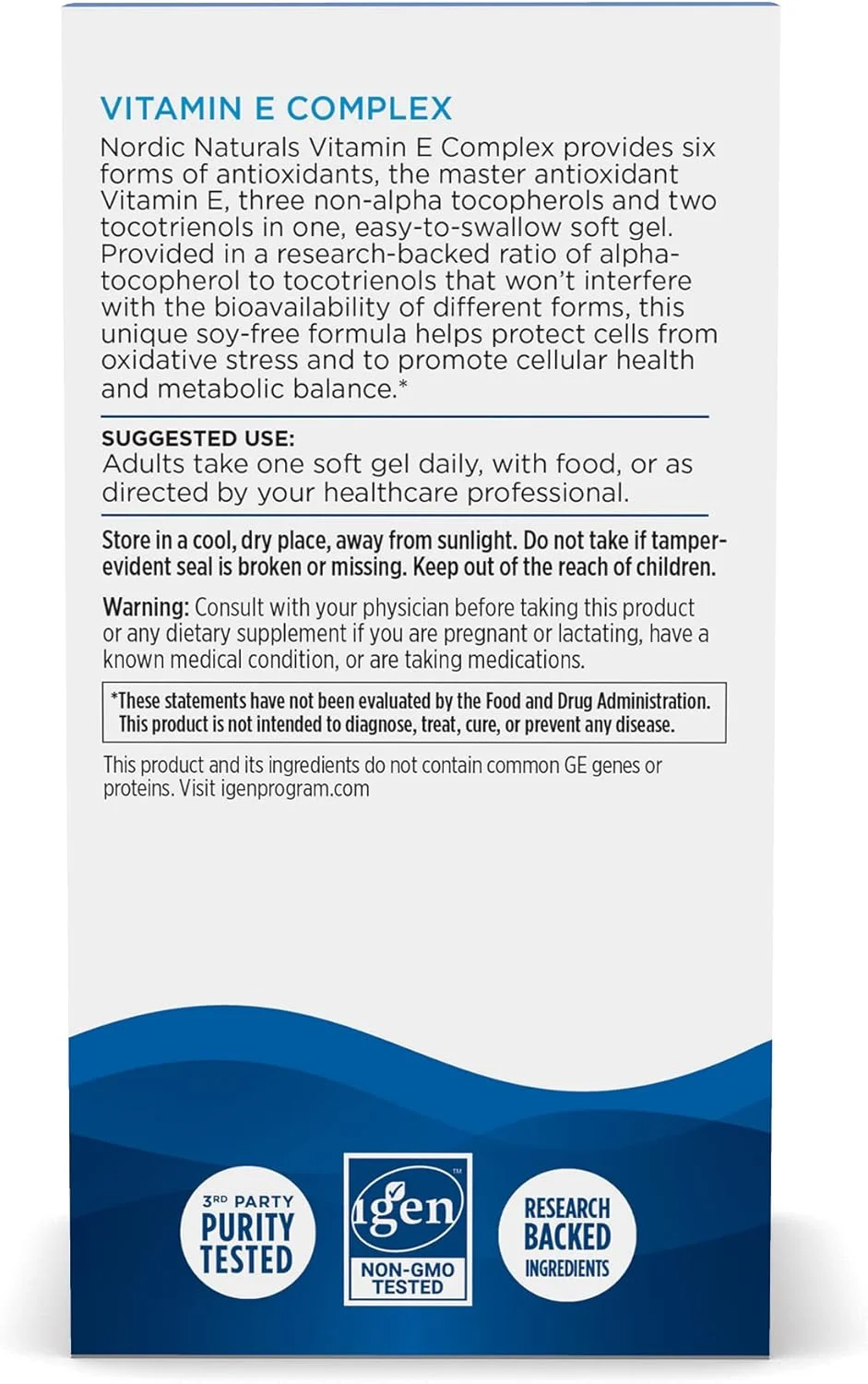 نوردیک نچرالز کمپلکس ویتامین ای - 30 سافت ژل - ترکیبی از توکوفرول ها و توکوترینول ها - پشتیبانی از تعادل متابولیک، سلامت سلولی و پاسخ ایمنی سالم - غیر GMO، بدون گلوتن - 30 سروینگ نوردیک نچرالز کمپلکس ویتامین ای - 30 سافت ژل - ترکیبی از توکوفرول ها و توکوترینول ها - پشتیبانی از تعادل متابولیک، سلامت سلولی و پاسخ ایمنی سالم - غیر GMO، بدون گلوتن - 30 سروینگ