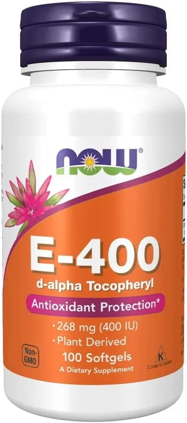 NOW Foods Vitamin E-400 Mixed Tocopherols - 100 Softgels