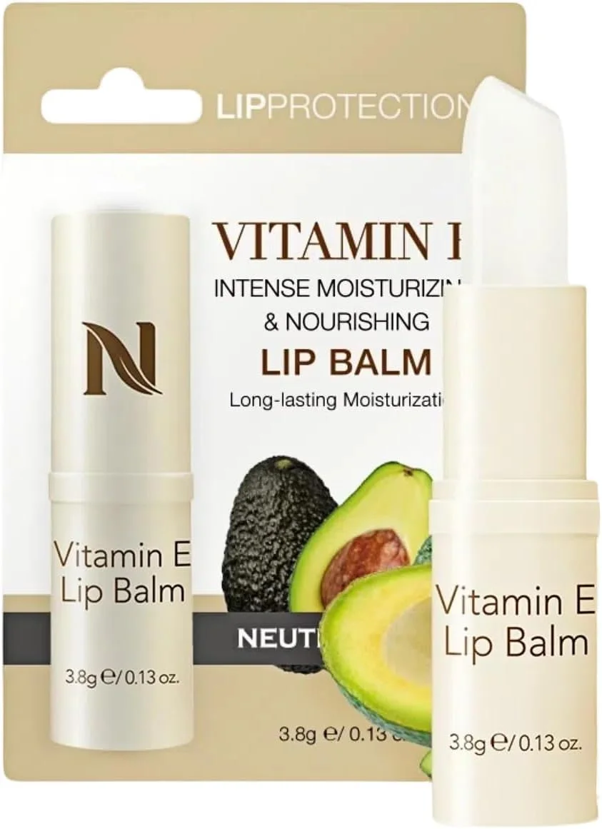 رژ لب بالم لب ویتامین E نوتری هربز مناسب بانوان، رژ لب مرطوب کننده آرایشی بادوام با عصاره گل رز و عسل 3.8 گرم