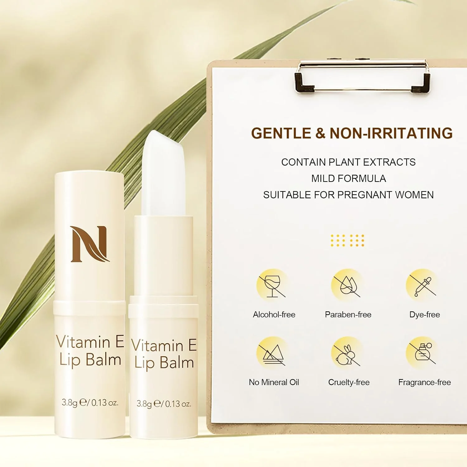 رژ لب بالم لب ویتامین E نوتری هربز مناسب بانوان، رژ لب مرطوب کننده آرایشی بادوام با عصاره گل رز و عسل 3.8 گرم رژ لب بالم لب ویتامین E نوتری هربز مناسب بانوان، رژ لب مرطوب کننده آرایشی بادوام با عصاره گل رز و عسل 3.8 گرم