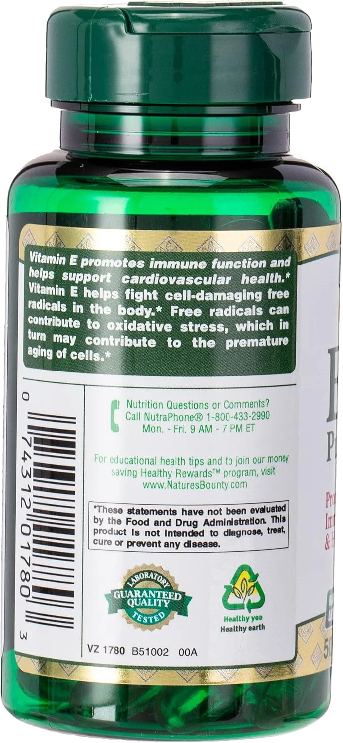 ویتامین ای 1000 واحد بین المللی نیچرز بونتی