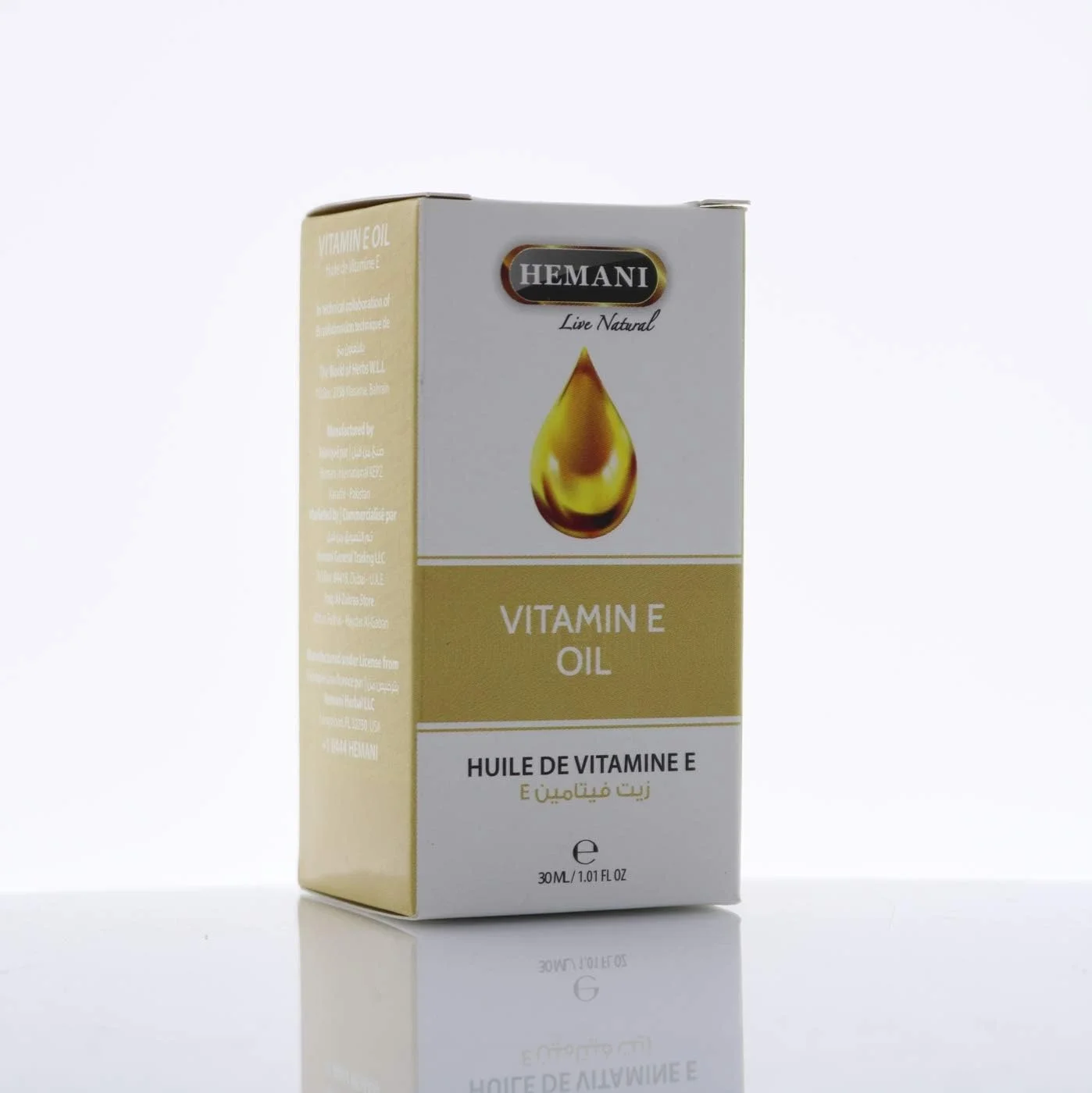 روغن ویتامین E همانی - 30 میلی لیتر، منبع غنی 100% از مواد مغذی و آنتی اکسیدان، بهبود سلامت پوست، مو و بدن، کاهش آکنه و لک ها.