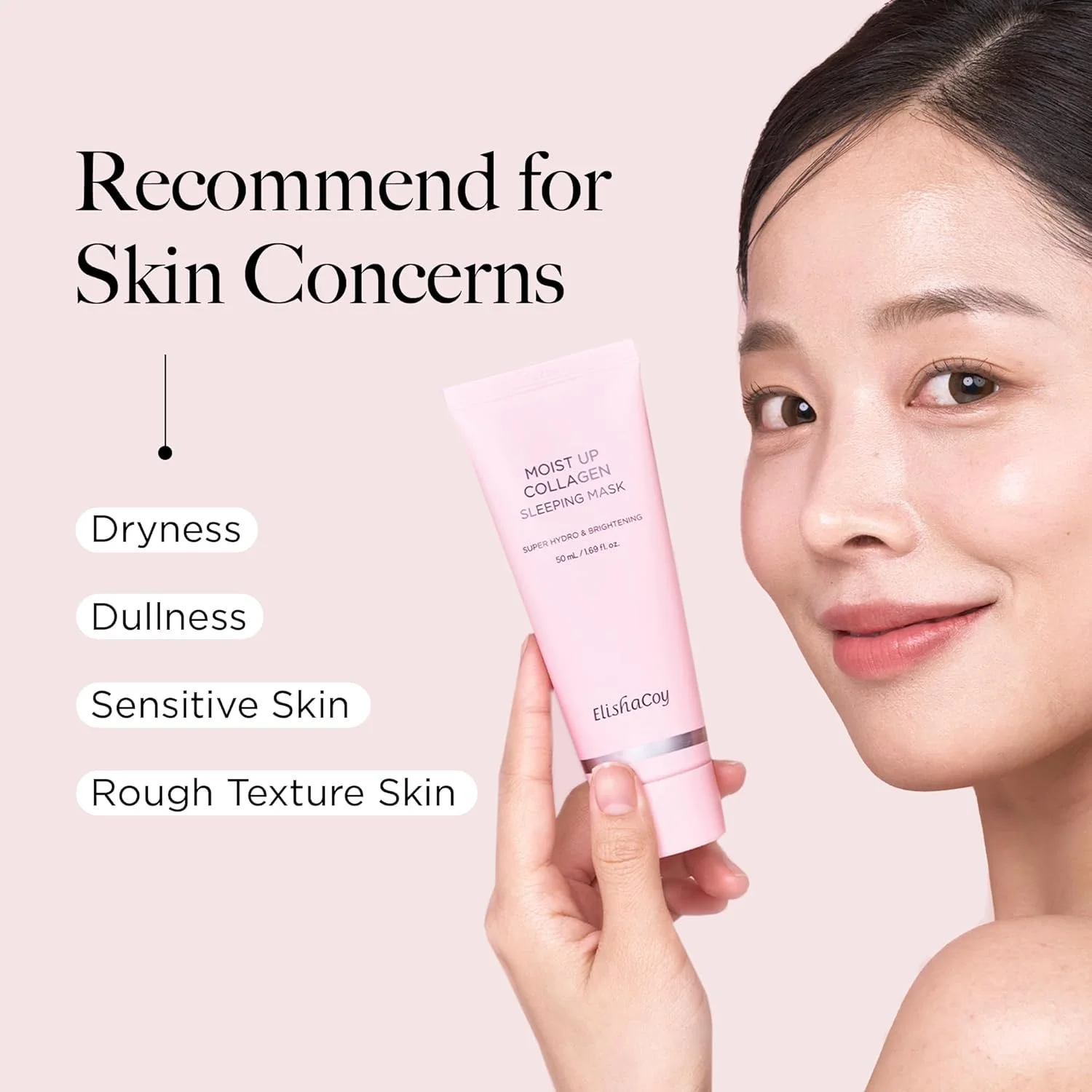 ماسک خواب کلاژن مرطوب کننده الیشاکوی - ماسک صورت شبانه - کرم ژل مرطوب کننده صورت با ویتامین E و نیاسینامید - مرطوب کننده، ضد پیری، مراقبت از درخشندگی - 50 میلی لیتر ماسک خواب کلاژن مرطوب کننده الیشاکوی - ماسک صورت شبانه - کرم ژل مرطوب کننده صورت با ویتامین E و نیاسینامید - مرطوب کننده، ضد پیری، مراقبت از درخشندگی - 50 میلی لیتر
