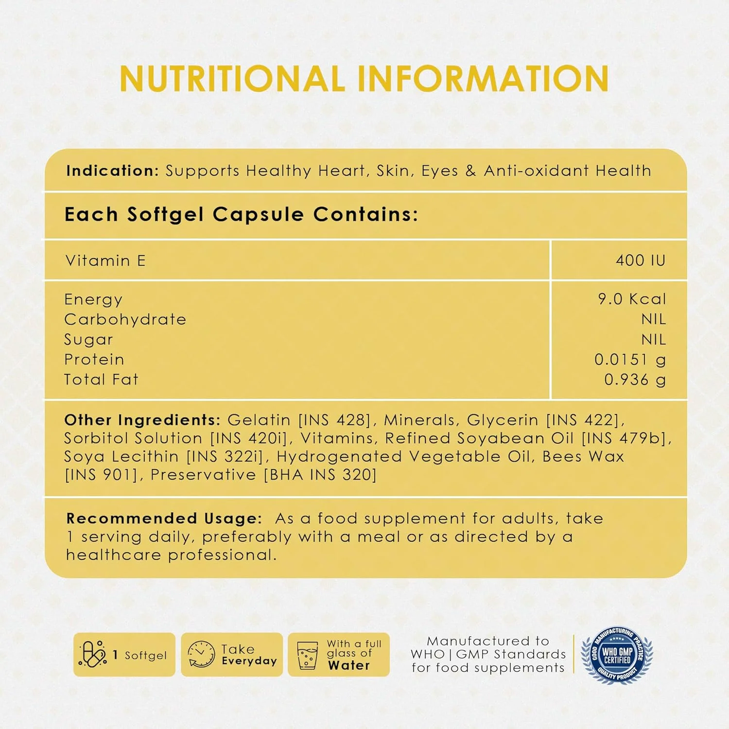 کپسول ویتامین E آبروشیال برای صورت و پوست، مکمل ویتامین E 400 واحد بین المللی | کپسول های ویتامین E طبیعی و خالص با قدرت بالا | ویتامین های مو، پوست و ناخن برای زنان و مردان (بسته 1 عددی - 60 سافت ژل) کپسول ویتامین E آبروشیال برای صورت و پوست، مکمل ویتامین E 400 واحد بین المللی | کپسول های ویتامین E طبیعی و خالص با قدرت بالا | ویتامین های مو، پوست و ناخن برای زنان و مردان (بسته 1 عددی - 60 سافت ژل)
