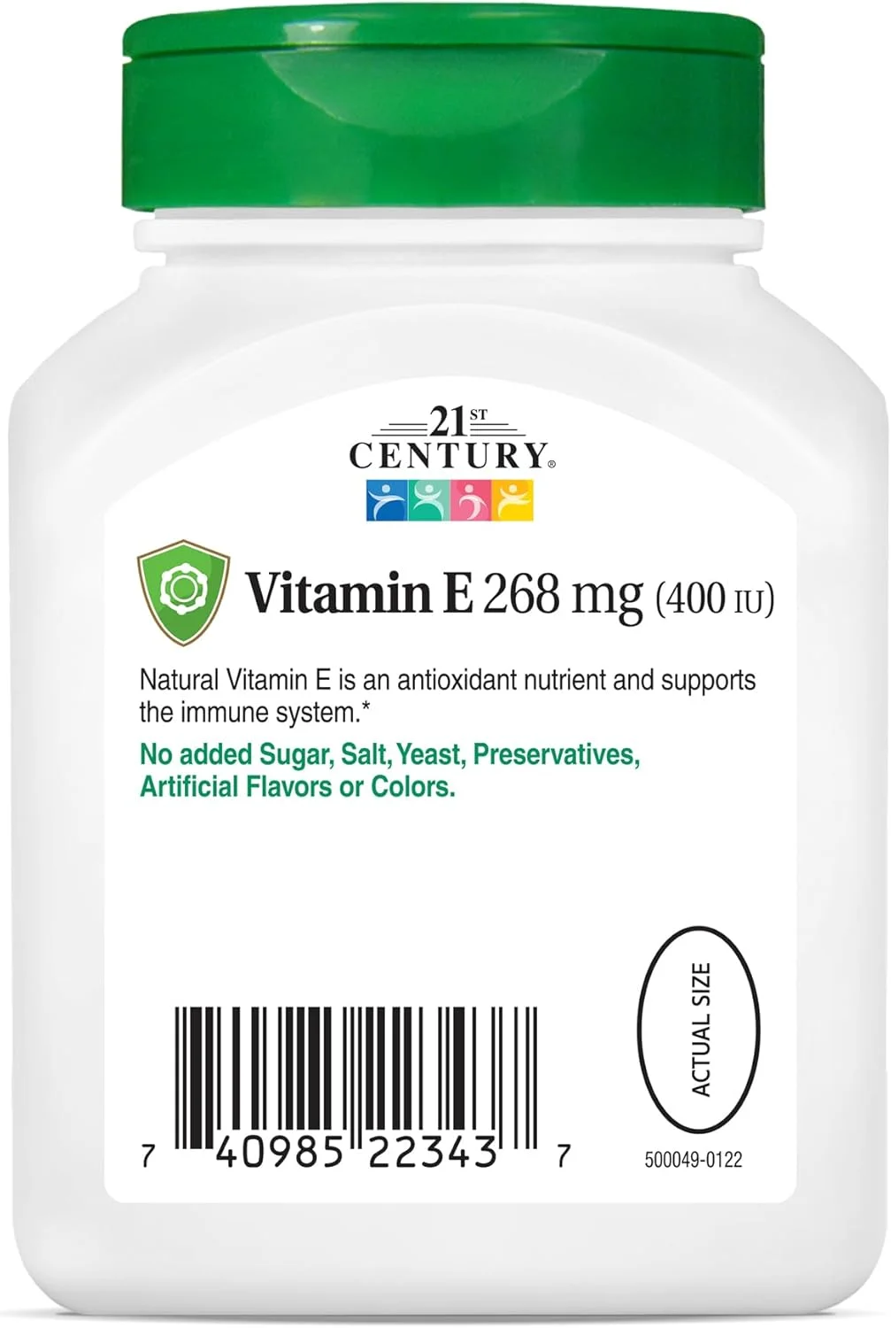 ویتامین ای 21st Century، 268 میلی گرم (400 واحد بین المللی طبیعی دی-آلفا)، 110 عدد ویتامین ای 21st Century، 268 میلی گرم (400 واحد بین المللی طبیعی دی-آلفا)، 110 عدد