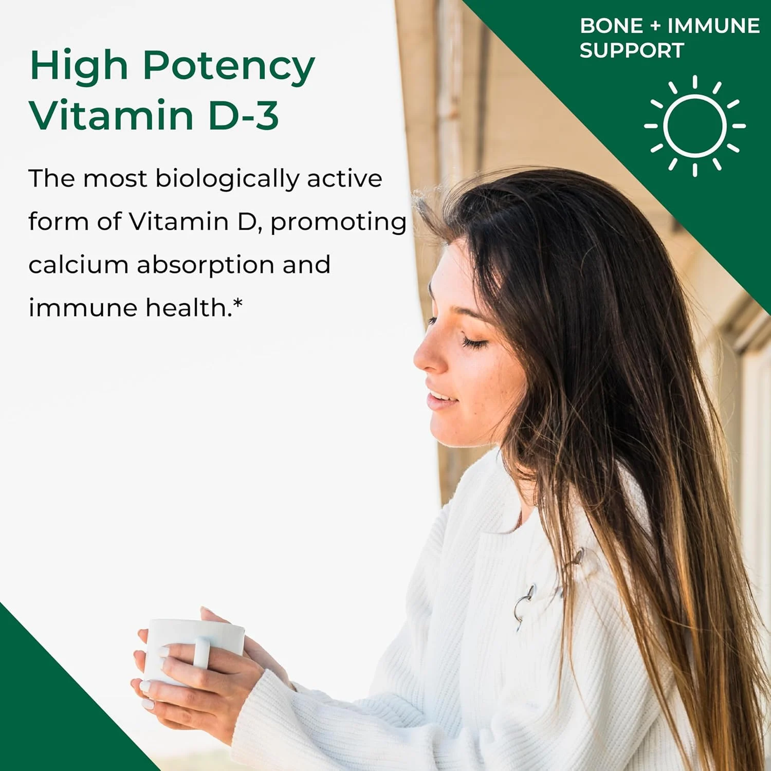 اولادول ویتامین D3 طبیعی 10000 واحد بین المللی - 120 سافت ژل | فرمول قوی برای حمایت از استخوان ها، دندان ها، عضلات و عملکرد سیستم ایمنی سالم | غیر GMO، بدون گلوتن | تقویت کننده خلق و خو، ضروری برای سلامتی روزانه اولادول ویتامین D3 طبیعی 10000 واحد بین المللی - 120 سافت ژل | فرمول قوی برای حمایت از استخوان ها، دندان ها، عضلات و عملکرد سیستم ایمنی سالم | غیر GMO، بدون گلوتن | تقویت کننده خلق و خو، ضروری برای سلامتی روزانه