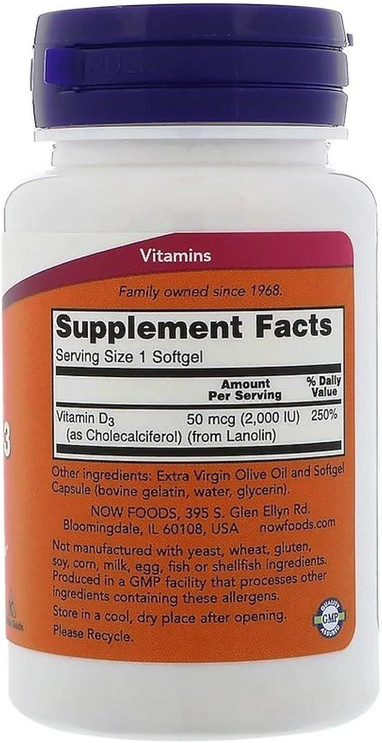 نَو فودز ویتامین D-3 2000iu، 120 سافت ژل نَو فودز ویتامین D-3 2000iu، 120 سافت ژل