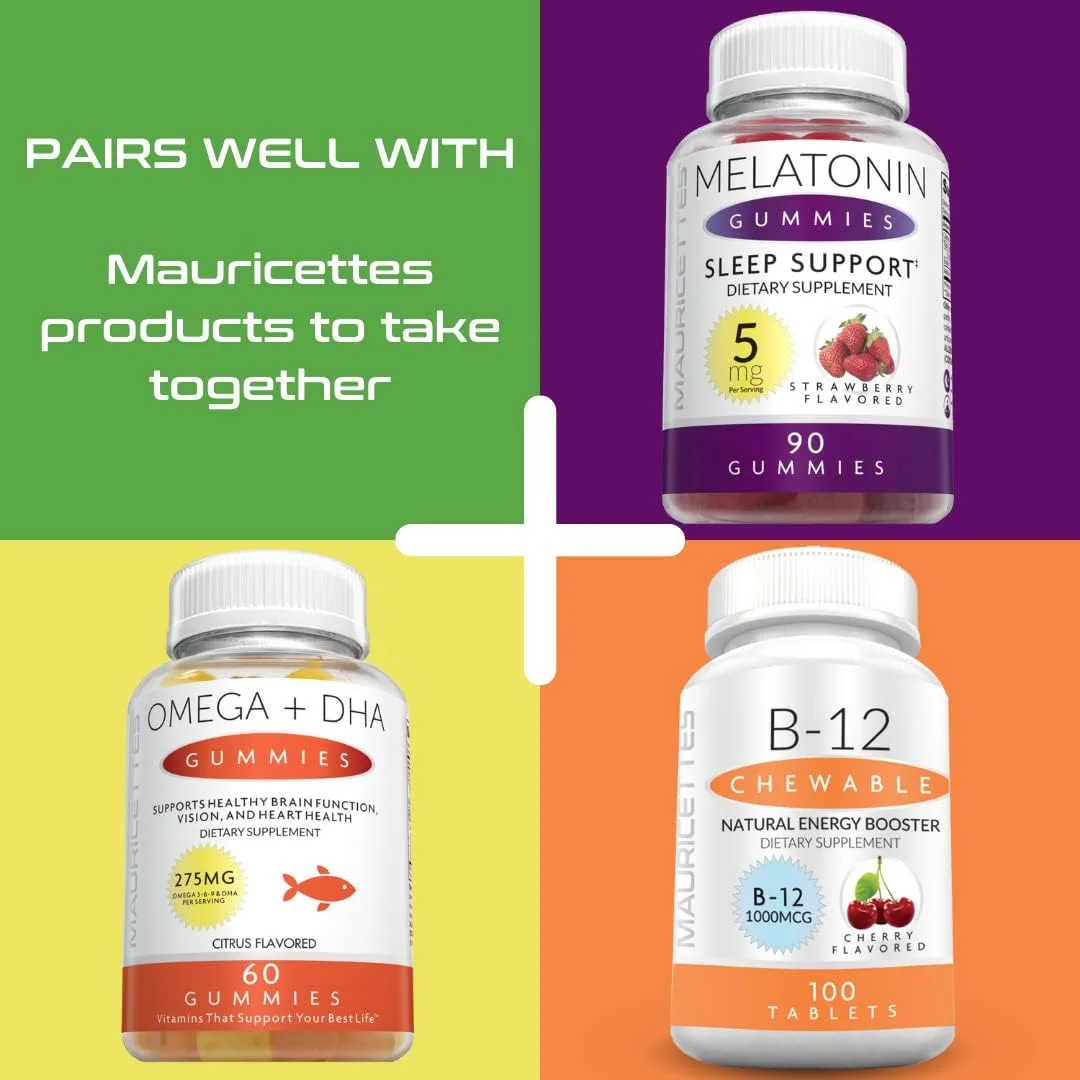 مکمل ویتامین D-3 جویدنی Mauricettes با ویتامین K-2 برای کودکان و بزرگسالان - 2000 واحد بین المللی ویتامین D3 و ویتامین K2 MK7 - 90 عدد قرص جویدنی غیر تراریخته مکمل ویتامین D-3 جویدنی Mauricettes با ویتامین K-2 برای کودکان و بزرگسالان - 2000 واحد بین المللی ویتامین D3 و ویتامین K2 MK7 - 90 عدد قرص جویدنی غیر تراریخته