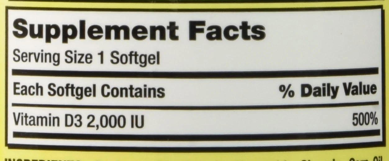 کرکلند سیگنیچر ویتامین D3 با قدرت مضاعف 2000 واحد بین المللی 600 سافت ژل کرکلند سیگنیچر ویتامین D3 با قدرت مضاعف 2000 واحد بین المللی 600 سافت ژل