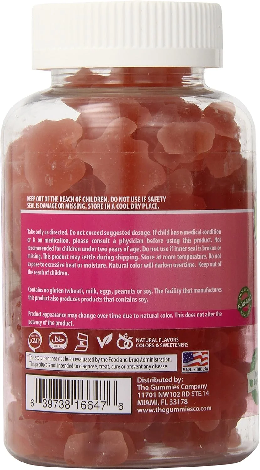 پاستیل های شرکت گامی ویتامین دی با طعم هلو-آلبالو ترش پاستیل های شرکت گامی ویتامین دی با طعم هلو-آلبالو ترش