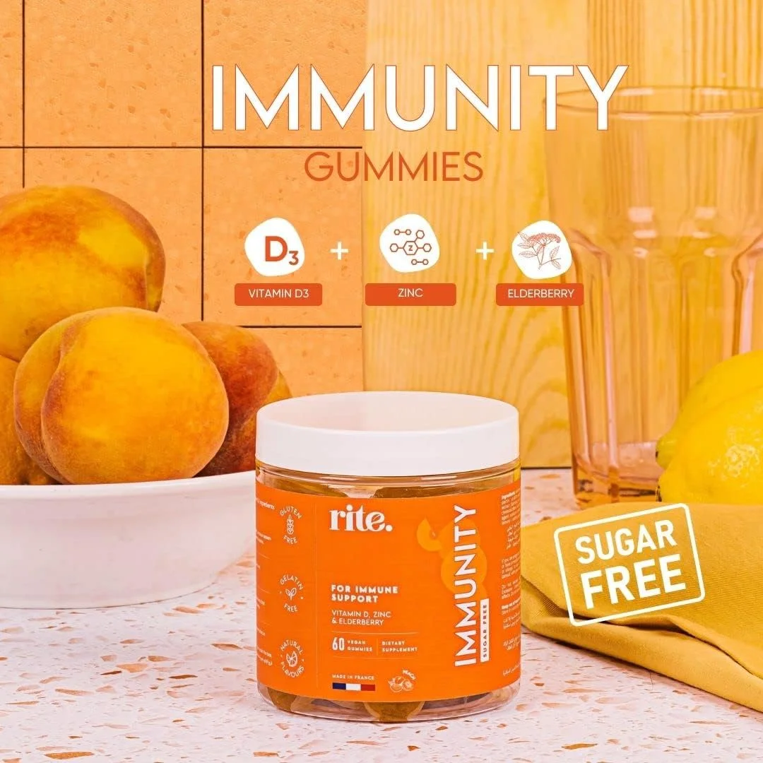 پاستیل های ویتامین بدون شکر تقویت سیستم ایمنی | 500% ارزش روزانه ویتامین D3، زینک و عصاره الدربری | برای تقویت سیستم ایمنی قوی و پوشش کمبود ویتامین D | 60 پاستیل گیاهی | طعم طبیعی هلو پاستیل های ویتامین بدون شکر تقویت سیستم ایمنی | 500% ارزش روزانه ویتامین D3، زینک و عصاره الدربری | برای تقویت سیستم ایمنی قوی و پوشش کمبود ویتامین D | 60 پاستیل گیاهی | طعم طبیعی هلو