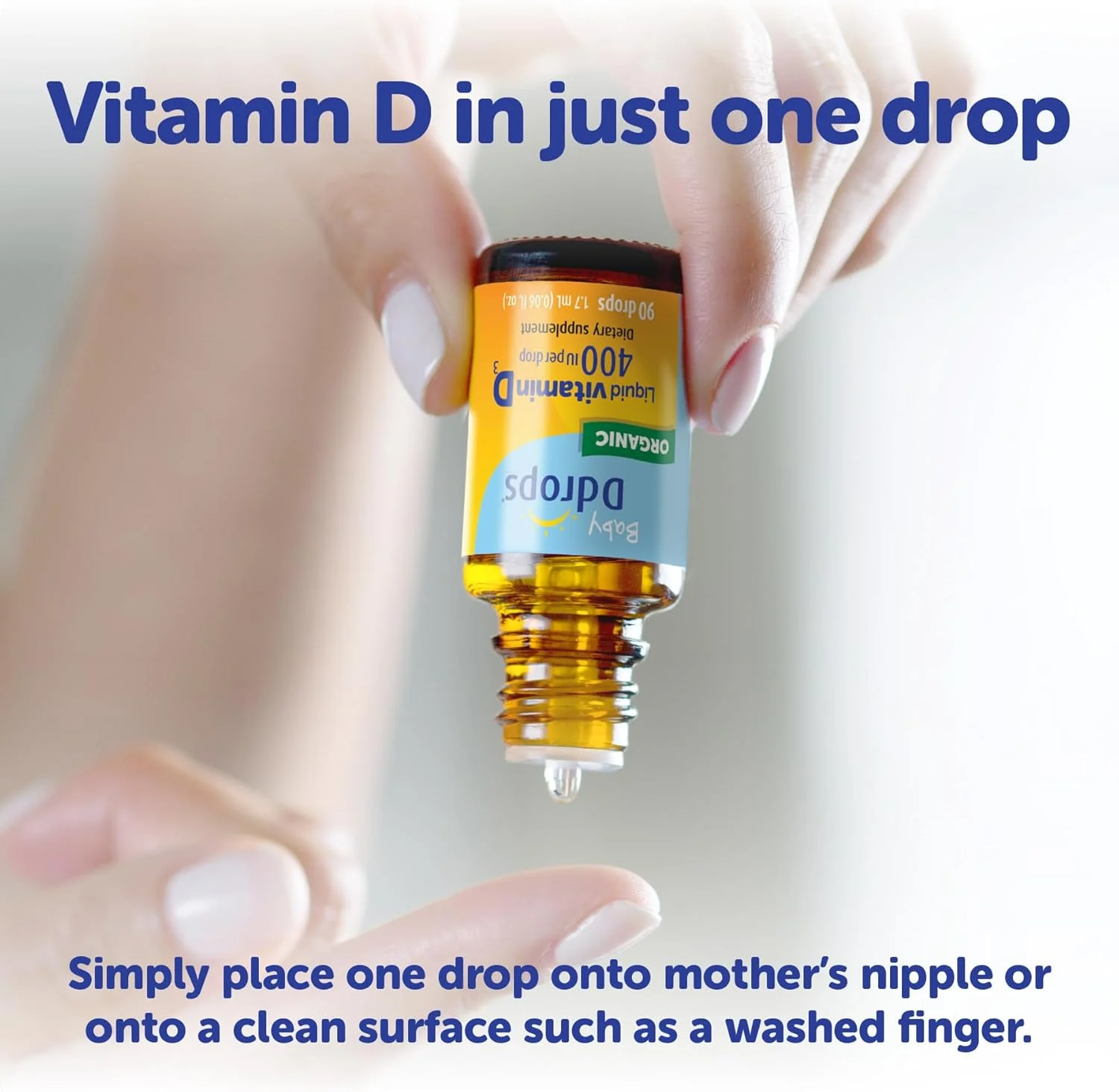 قطره ویتامین دی Ddrops Baby 400 IU، 90 قطره 2.5 میلی لیتر (0.08 fl. oz) قطره ویتامین دی Ddrops Baby 400 IU، 90 قطره 2.5 میلی لیتر (0.08 fl. oz)