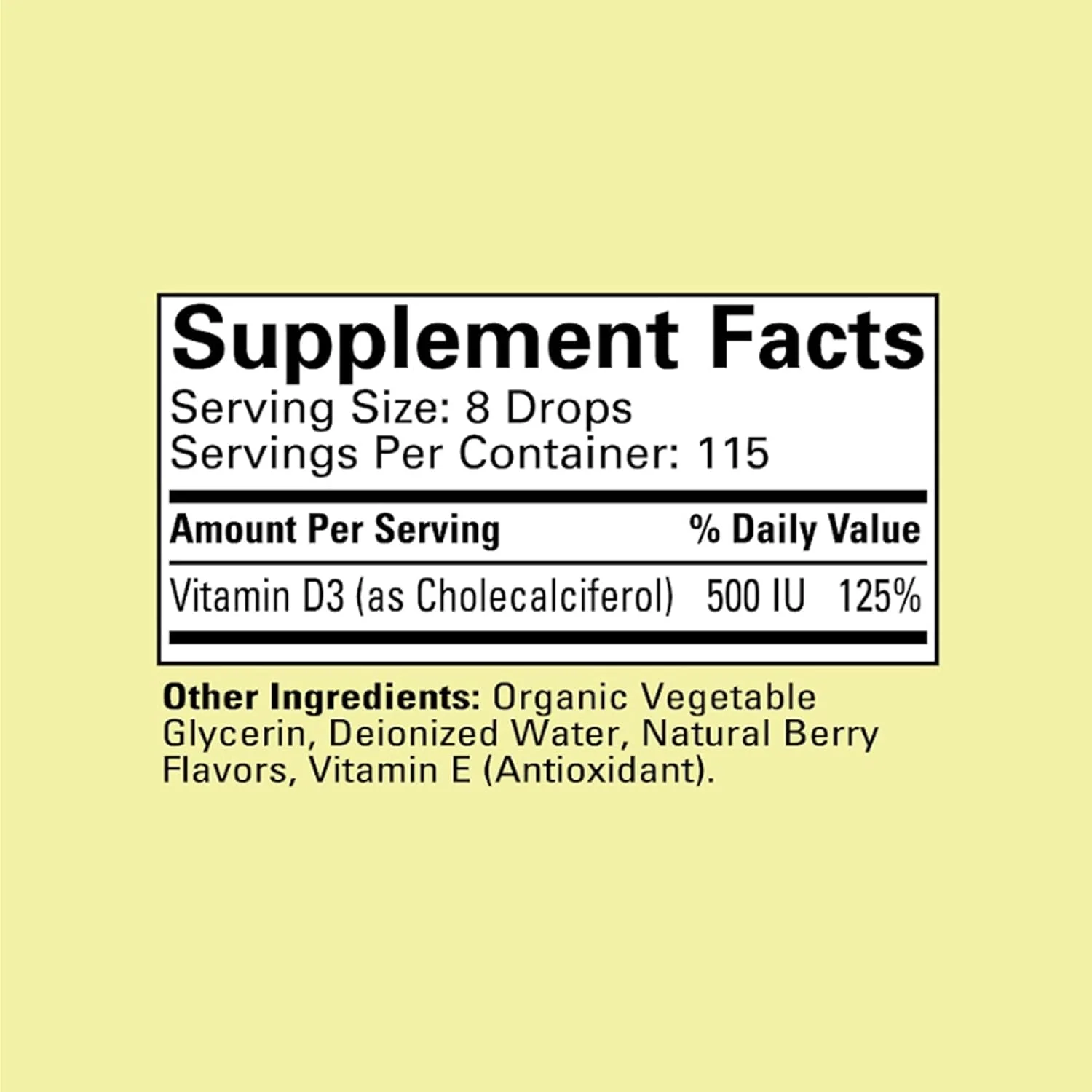 ویتامین D3 کودک ChildLife، طعم توت، بطری شیشه ای، 30 میلی لیتر ویتامین D3 کودک ChildLife، طعم توت، بطری شیشه ای، 30 میلی لیتر