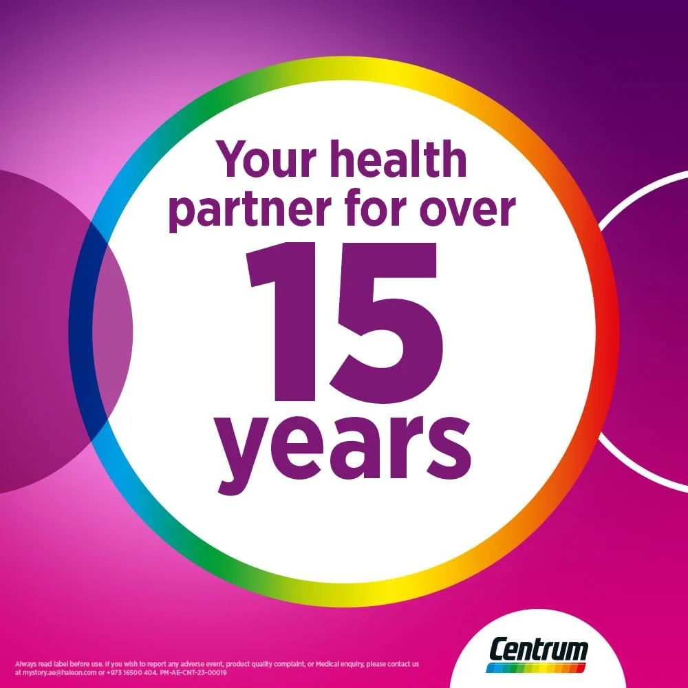 سانتروم زنان، مولتی ویتامین، با ویتامین C، ویتامین D، کمپلکس ویتامین B، کلسیم، منیزیم و سایر مواد مغذی، برای پوست، مو و ناخن های سالم، 60 قرص سانتروم زنان، مولتی ویتامین، با ویتامین C، ویتامین D، کمپلکس ویتامین B، کلسیم، منیزیم و سایر مواد مغذی، برای پوست، مو و ناخن های سالم، 60 قرص