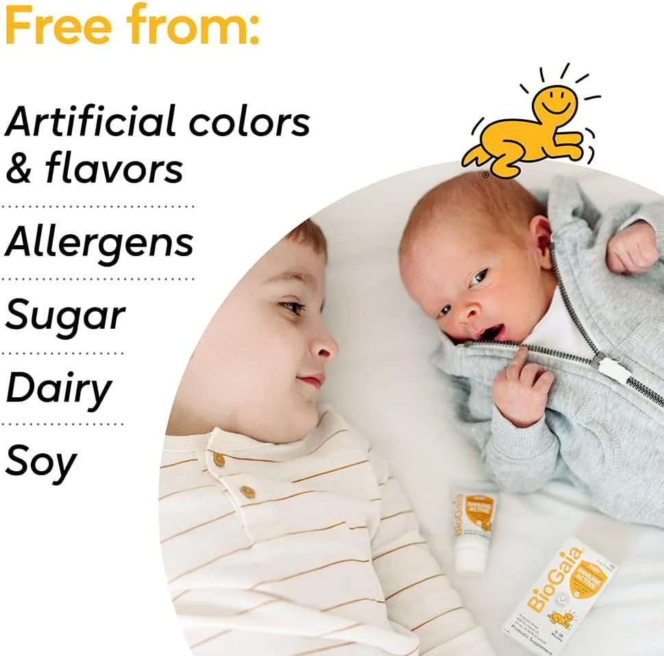 بیوگایا پروتکتیس ایمیون اکتیو کودک | پروبیوتیک + ویتامین D | تقویت کننده سیستم ایمنی و گوارشی سالم در نوزادان و کودکان | 50 روز بیوگایا پروتکتیس ایمیون اکتیو کودک | پروبیوتیک + ویتامین D | تقویت کننده سیستم ایمنی و گوارشی سالم در نوزادان و کودکان | 50 روز