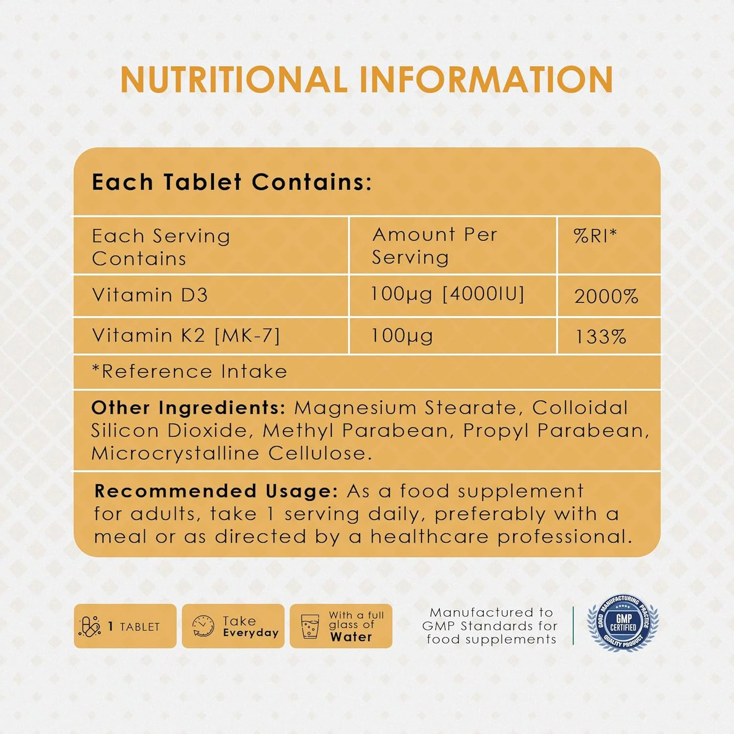 قرص های ویتامین D3 و K2 آمبروسیال 4000IU ویتامین D3 + 100 میکروگرم ویتامین K2 MK-7 برای استخوان ها و عضلات سالم و حمایت از سیستم ایمنی - 120 قرص قرص های ویتامین D3 و K2 آمبروسیال 4000IU ویتامین D3 + 100 میکروگرم ویتامین K2 MK-7 برای استخوان ها و عضلات سالم و حمایت از سیستم ایمنی - 120 قرص